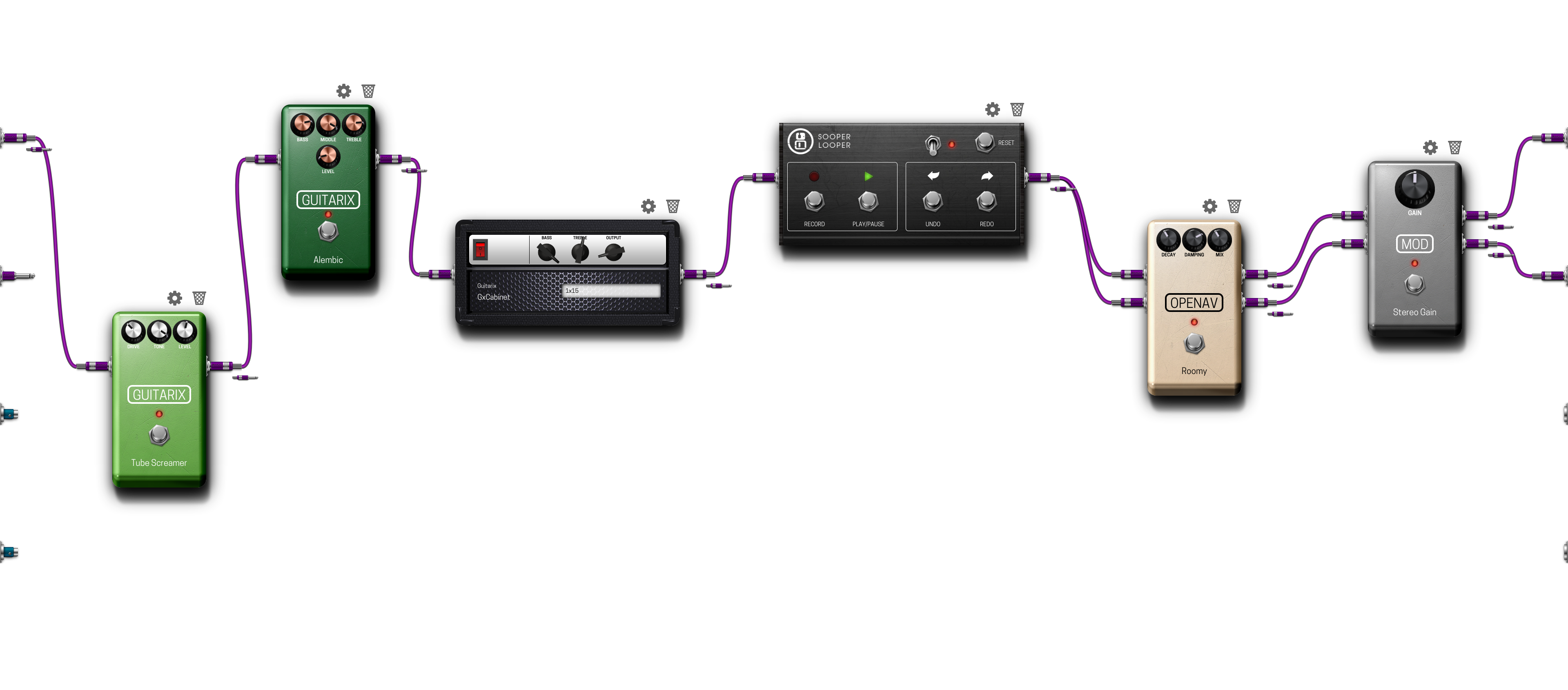 Pedalboard screenshot