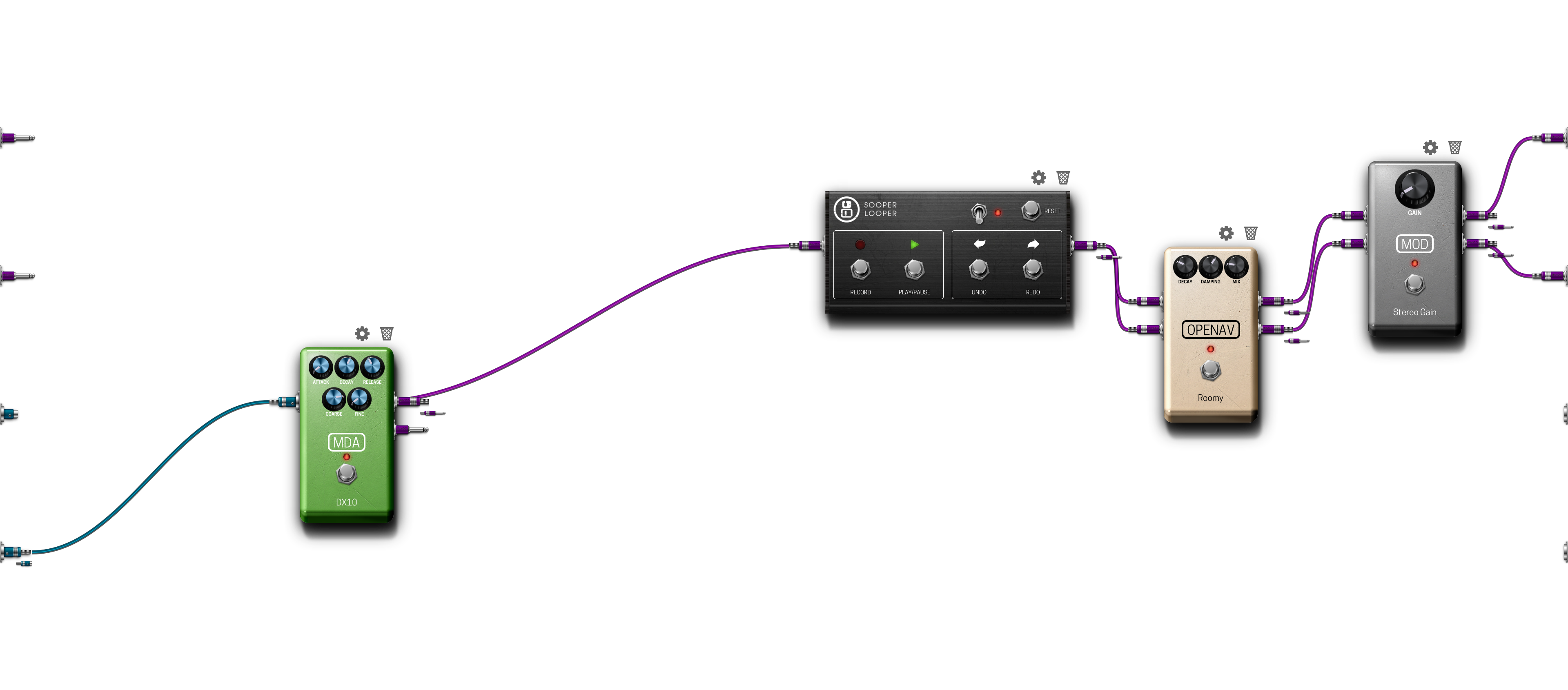 Pedalboard screenshot