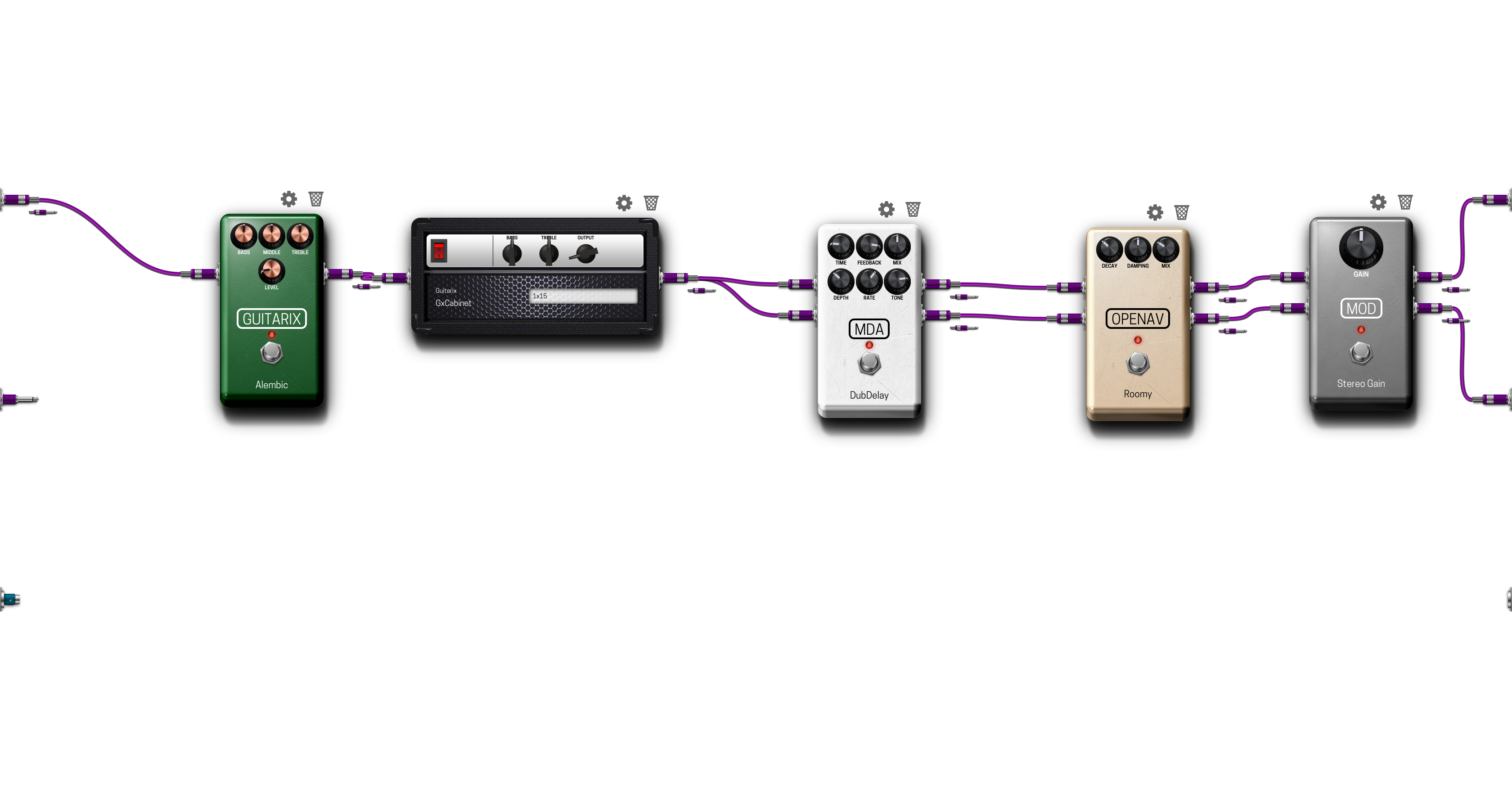 Pedalboard screenshot