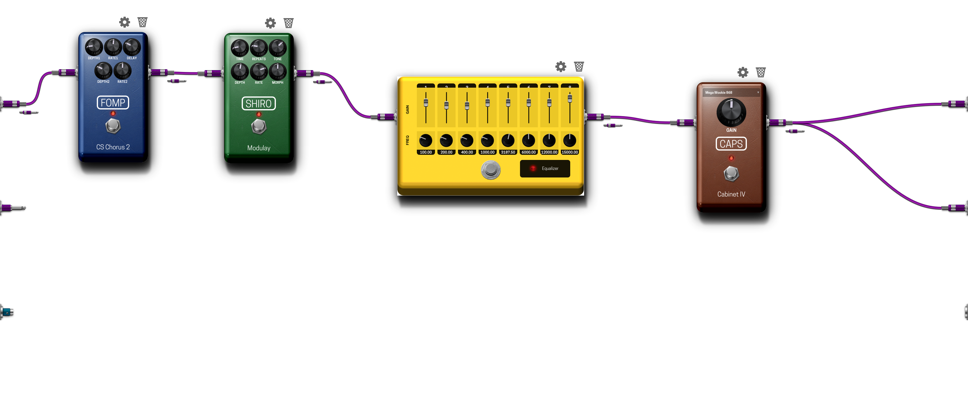 Pedalboard screenshot