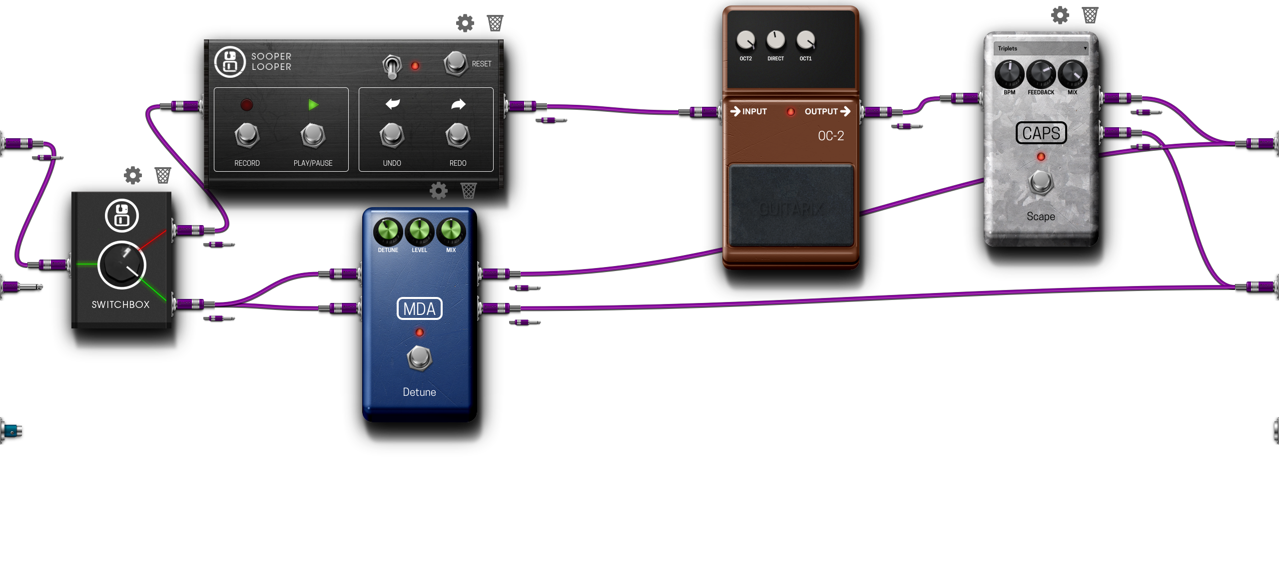 Pedalboard screenshot