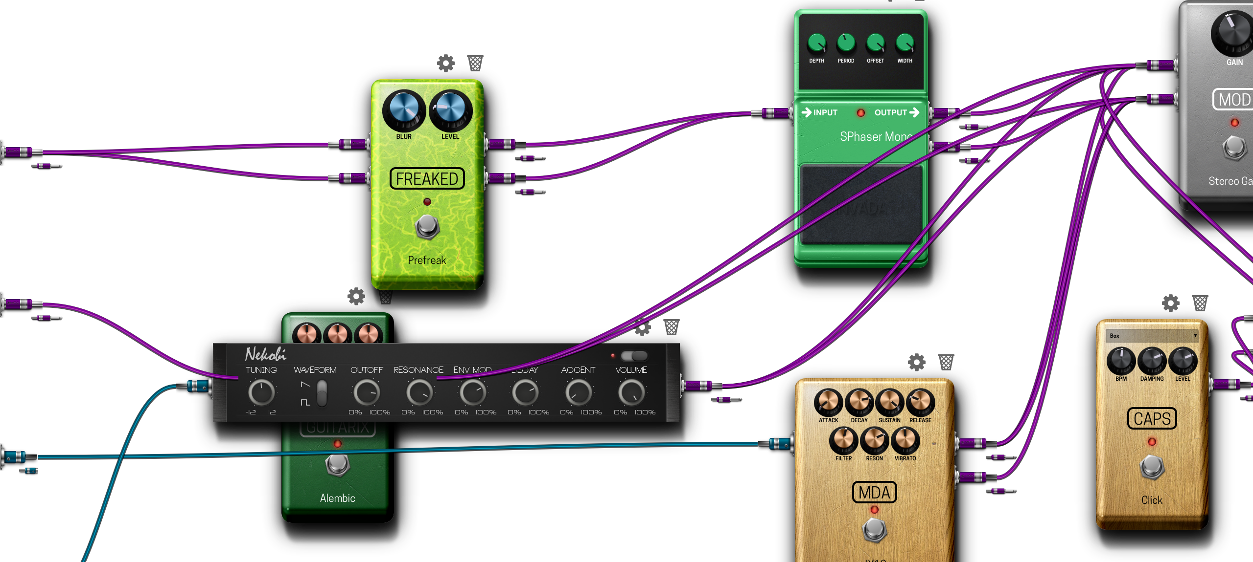 Pedalboard screenshot