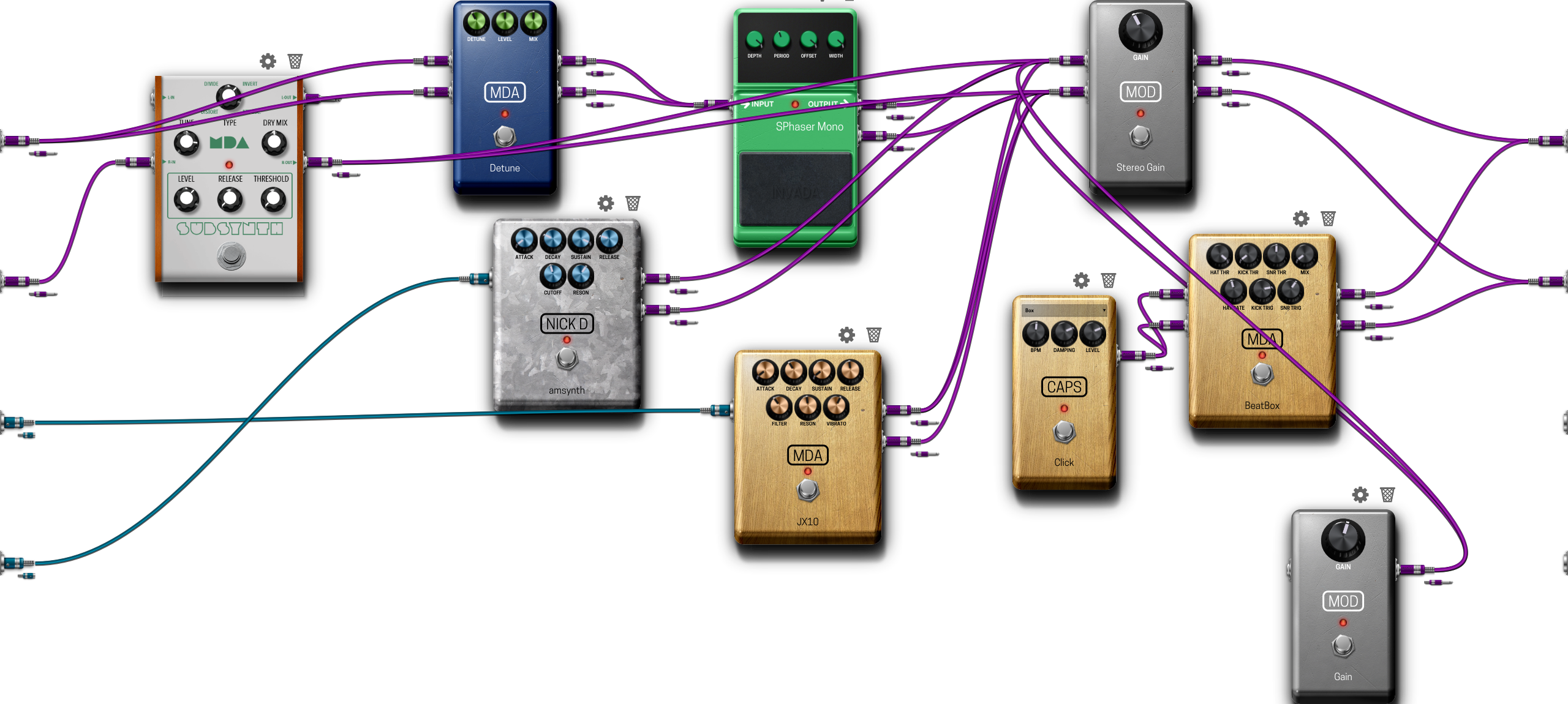 Pedalboard screenshot