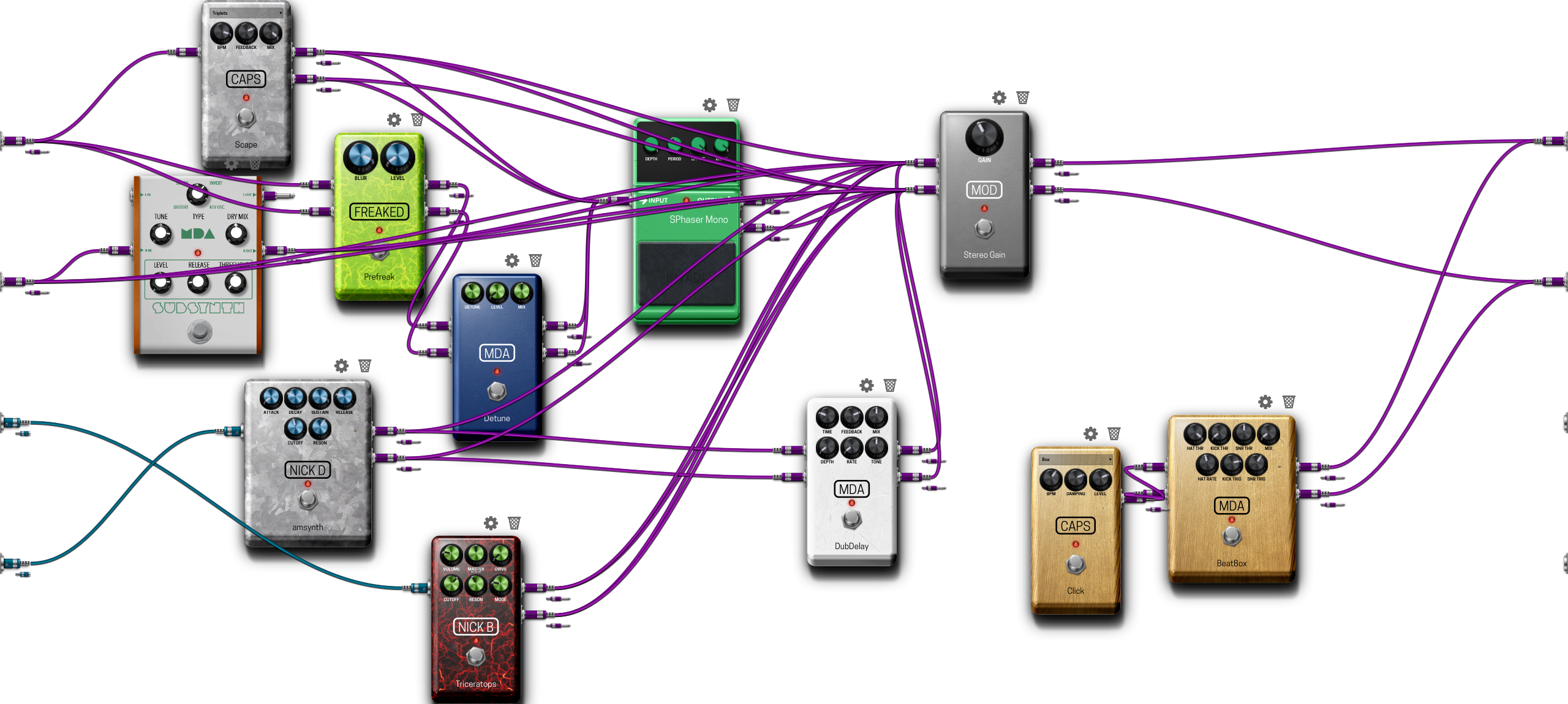 Pedalboard screenshot