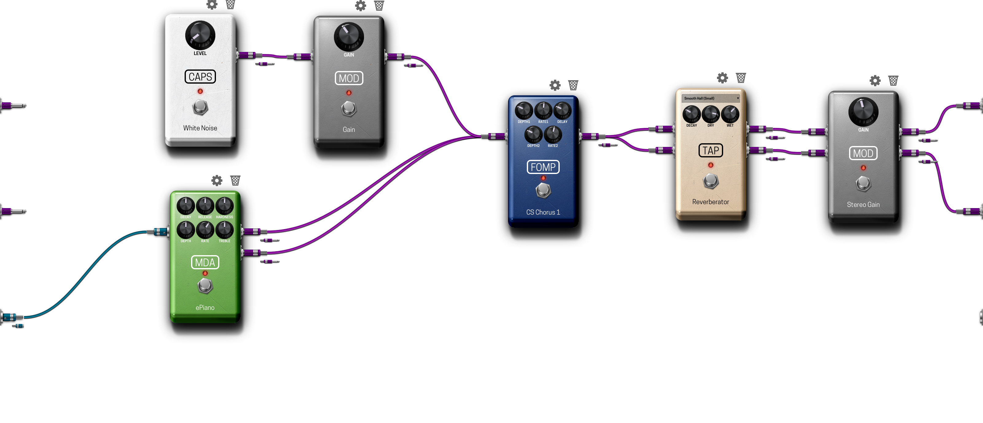 Pedalboard screenshot