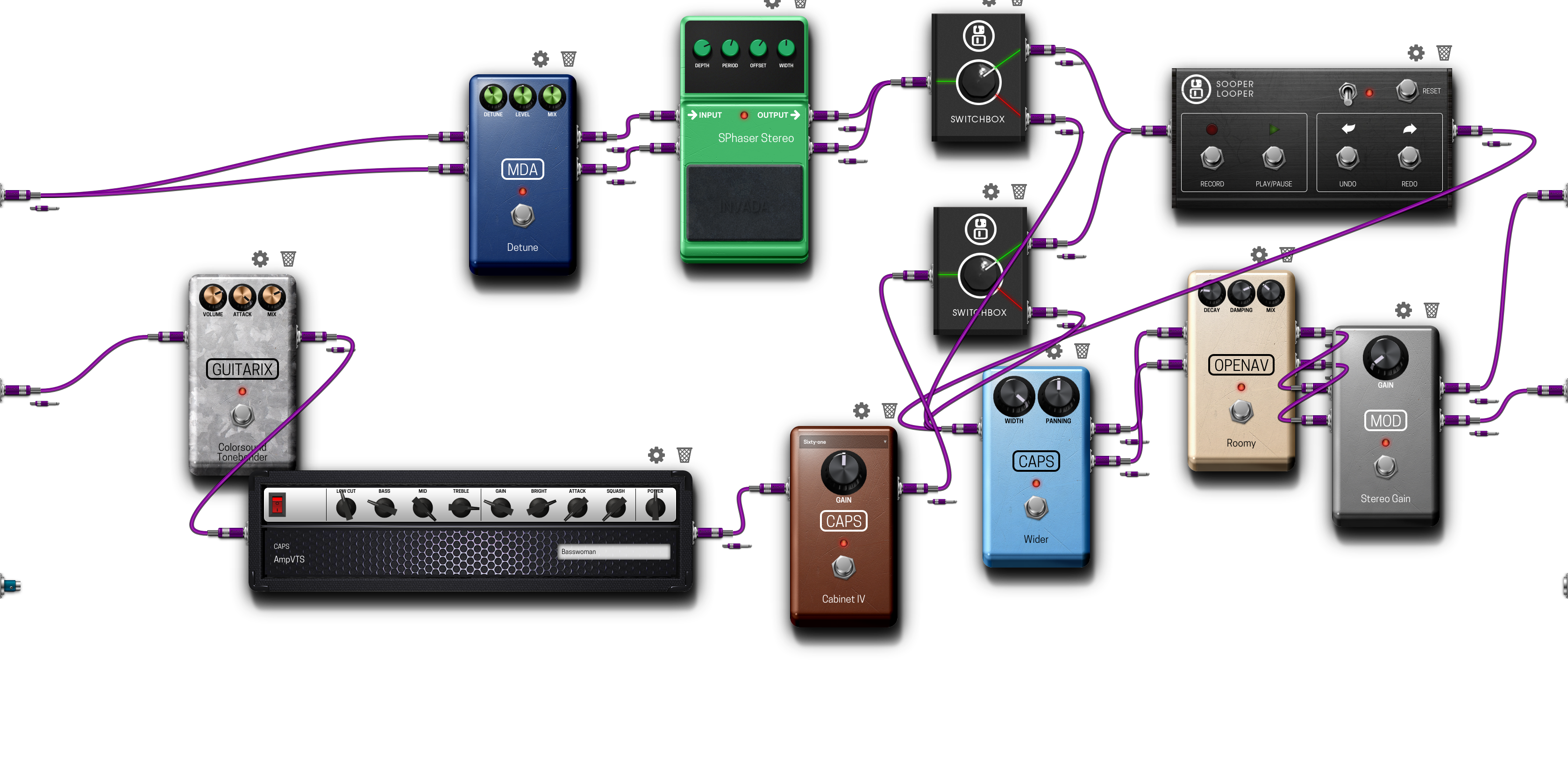 Pedalboard screenshot