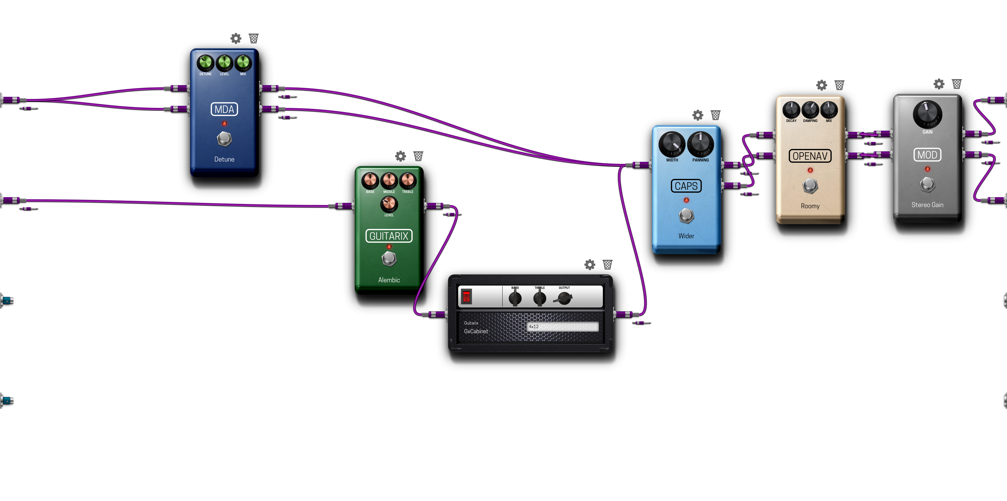 Pedalboard screenshot