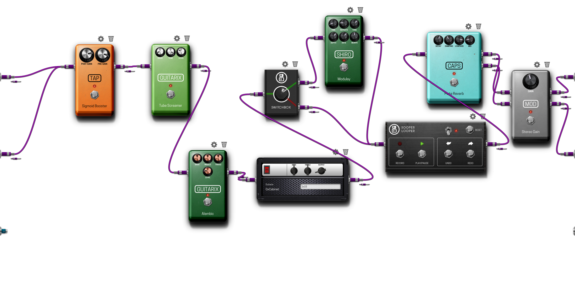 Pedalboard screenshot