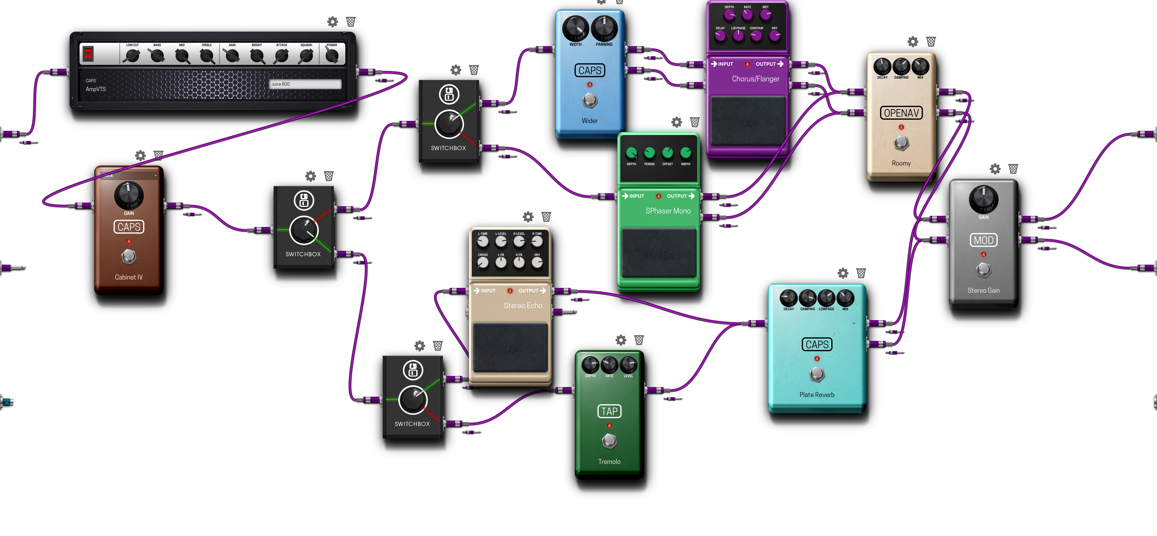 Pedalboard screenshot