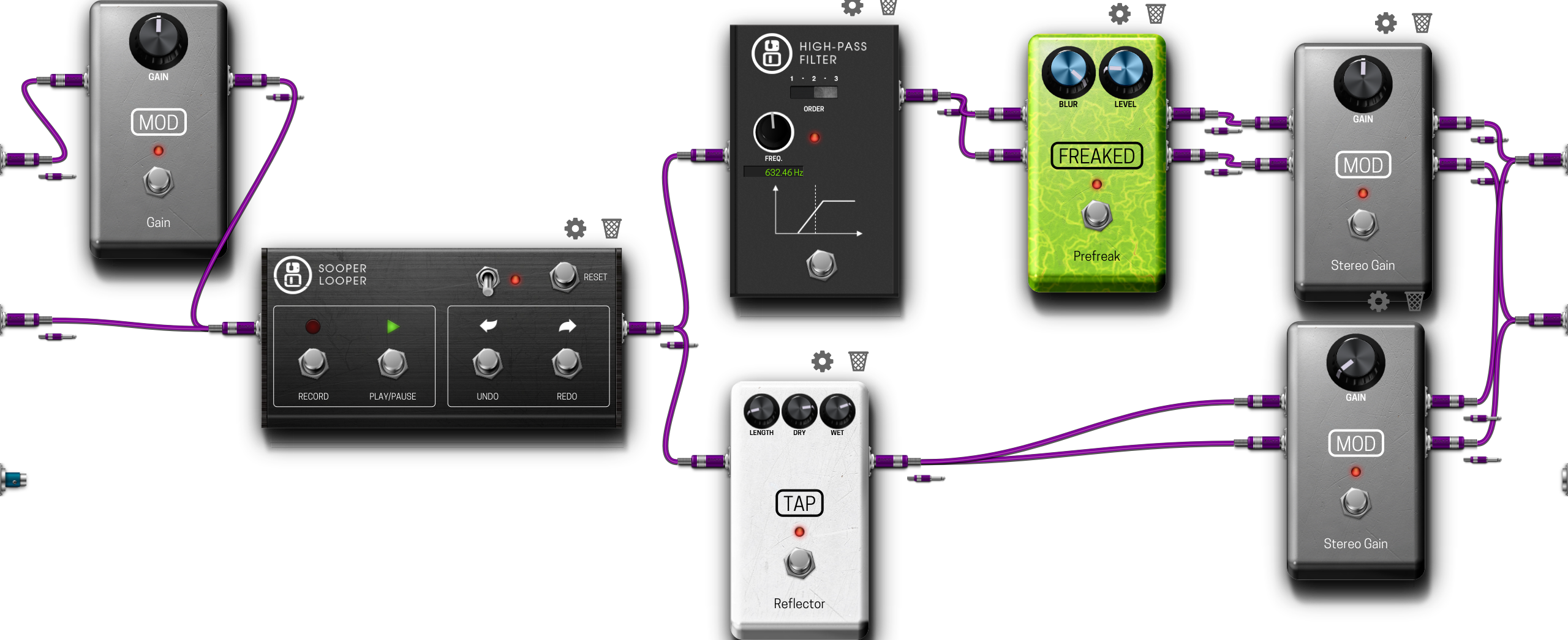 Pedalboard screenshot