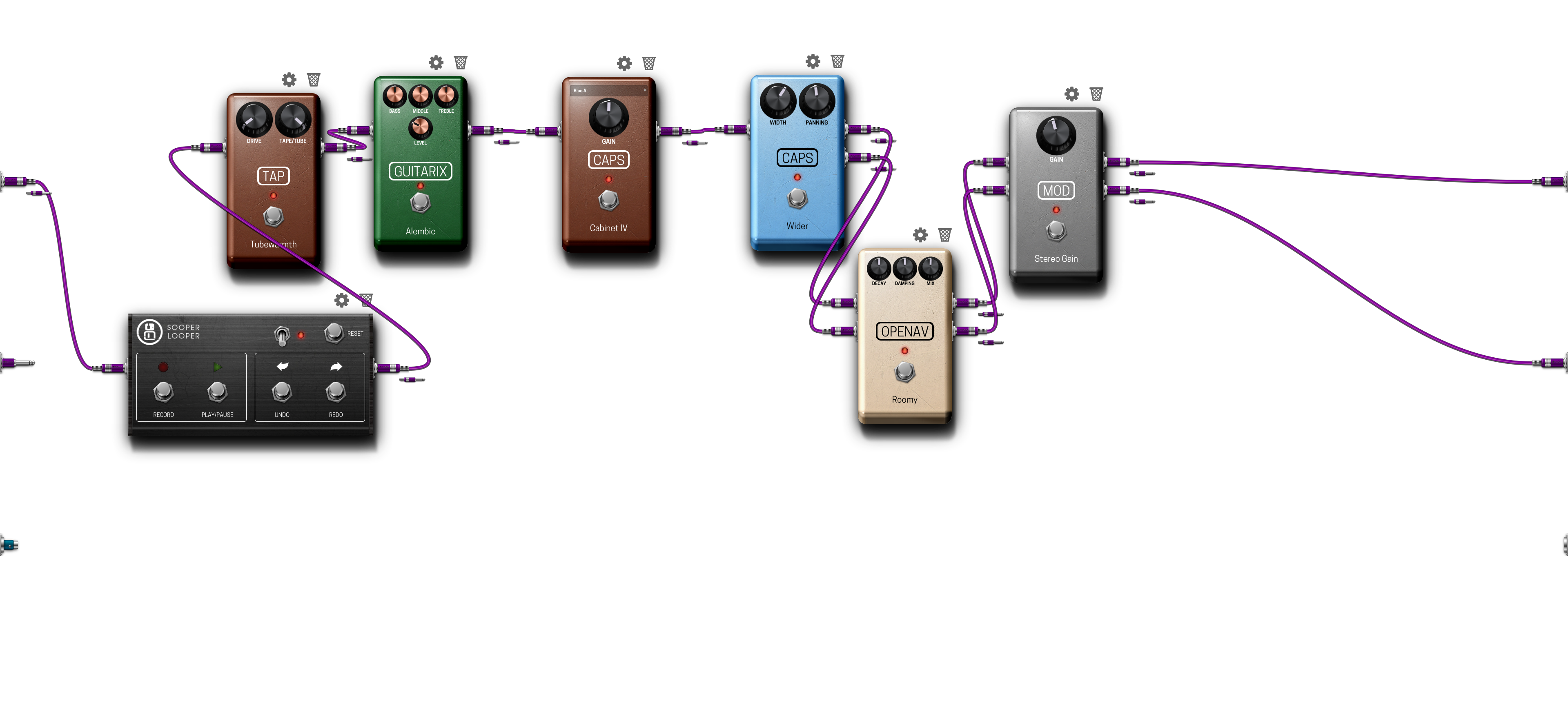 Pedalboard screenshot