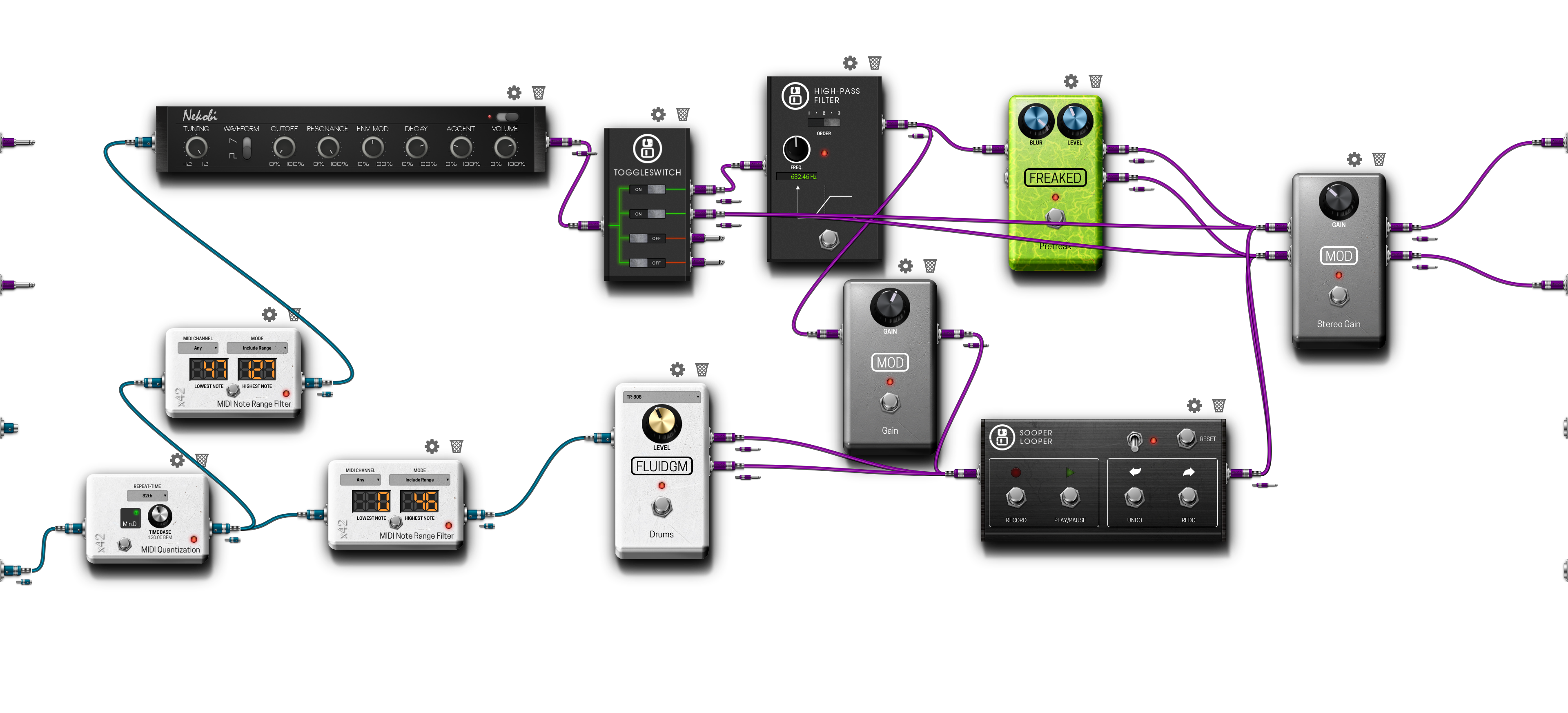 Pedalboard screenshot