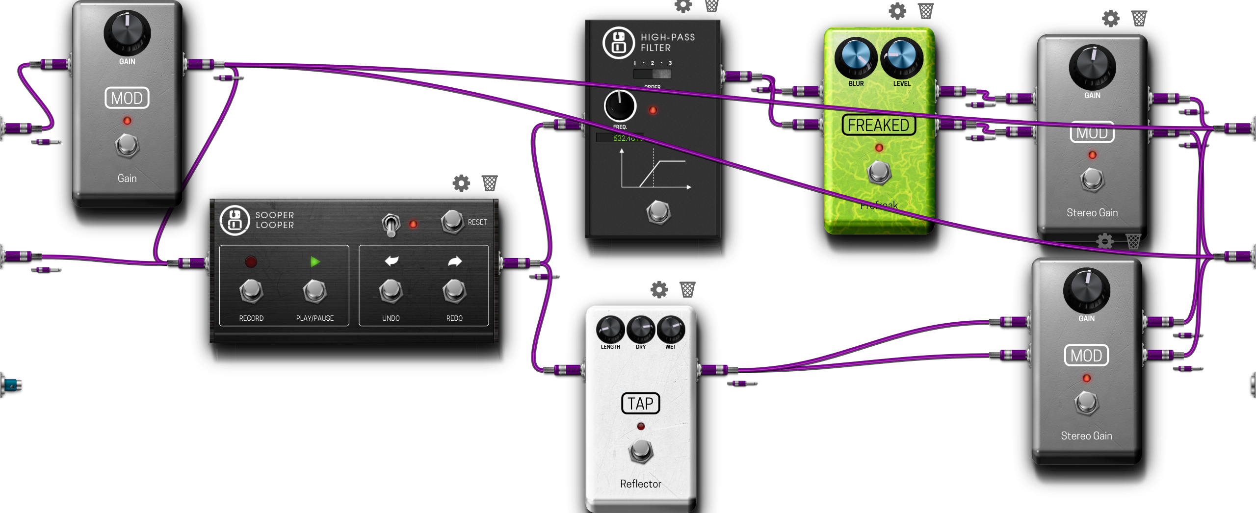 Pedalboard screenshot