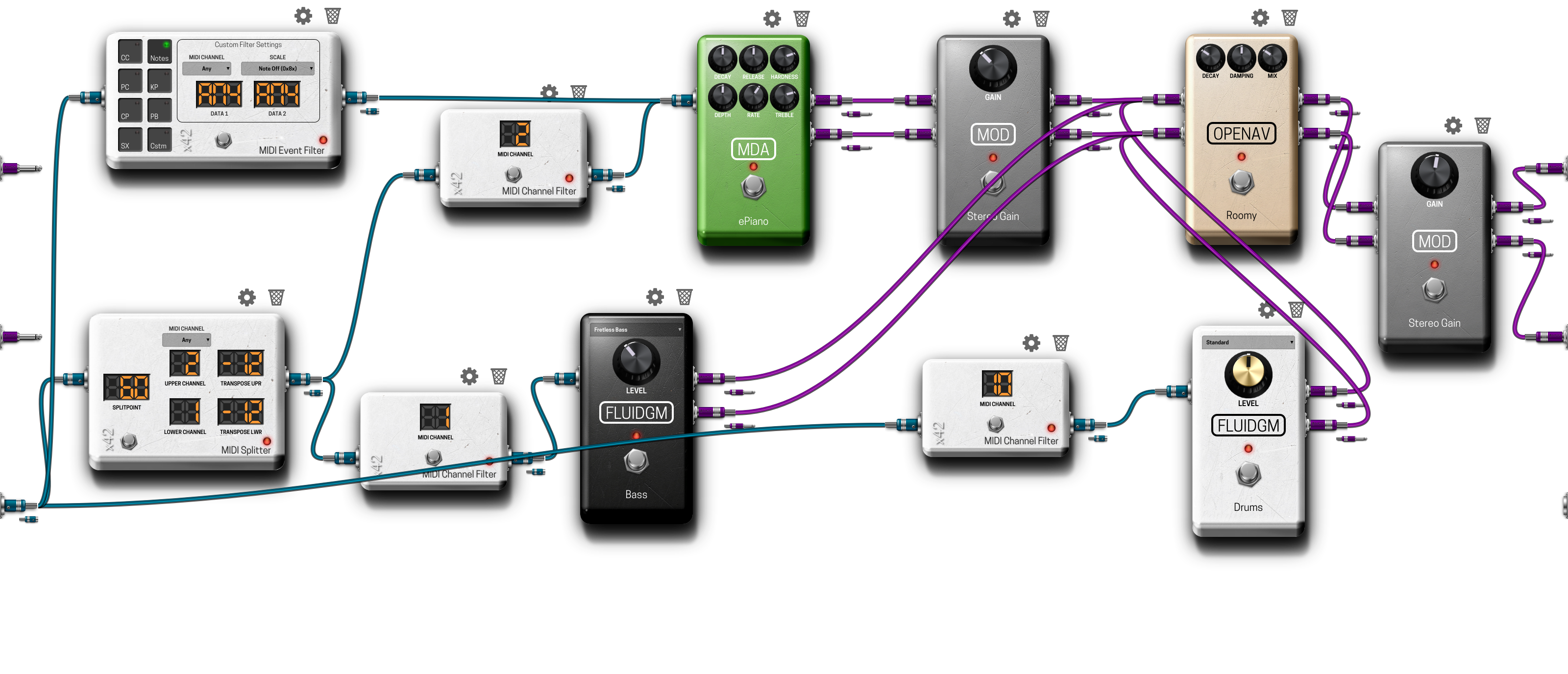 Pedalboard screenshot