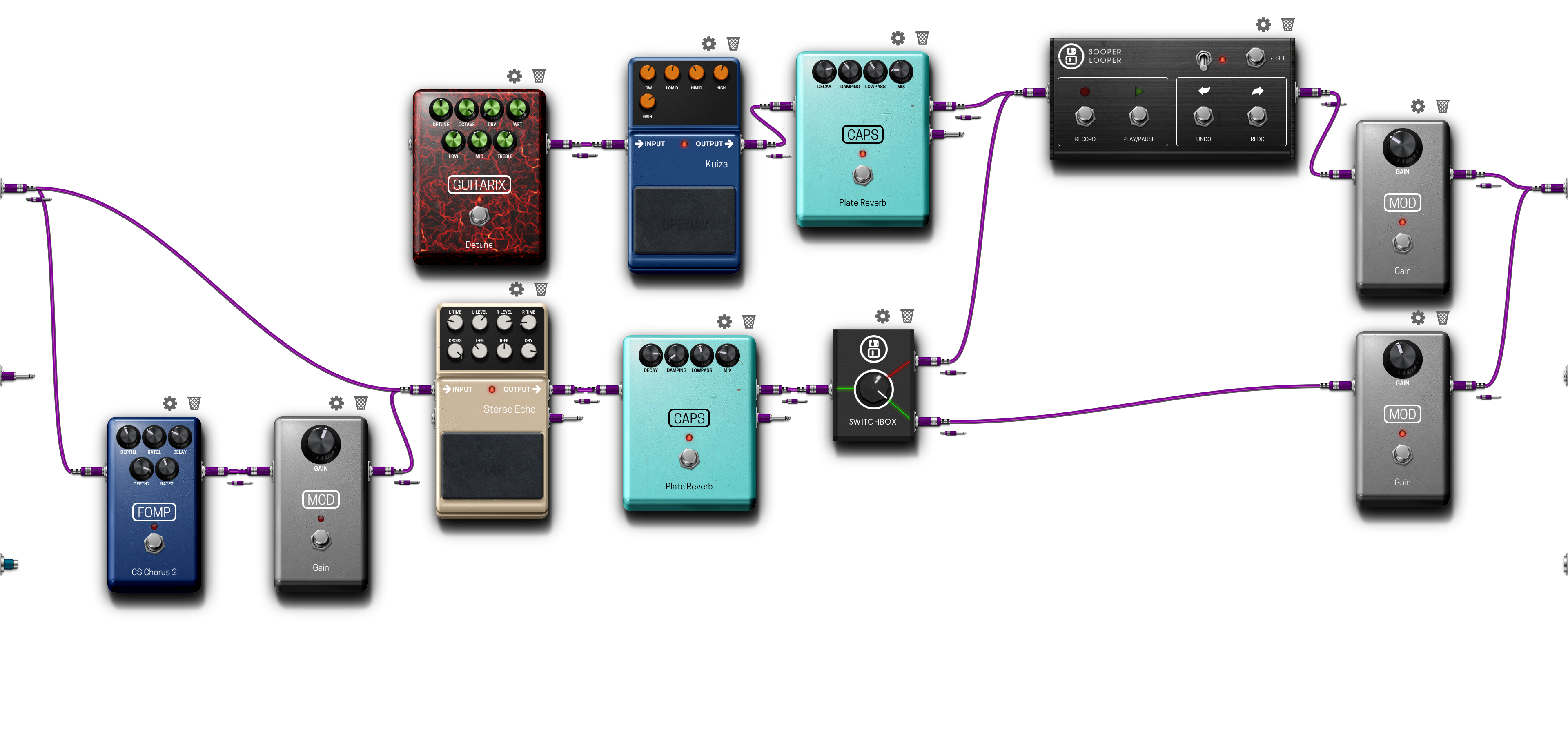 Pedalboard screenshot