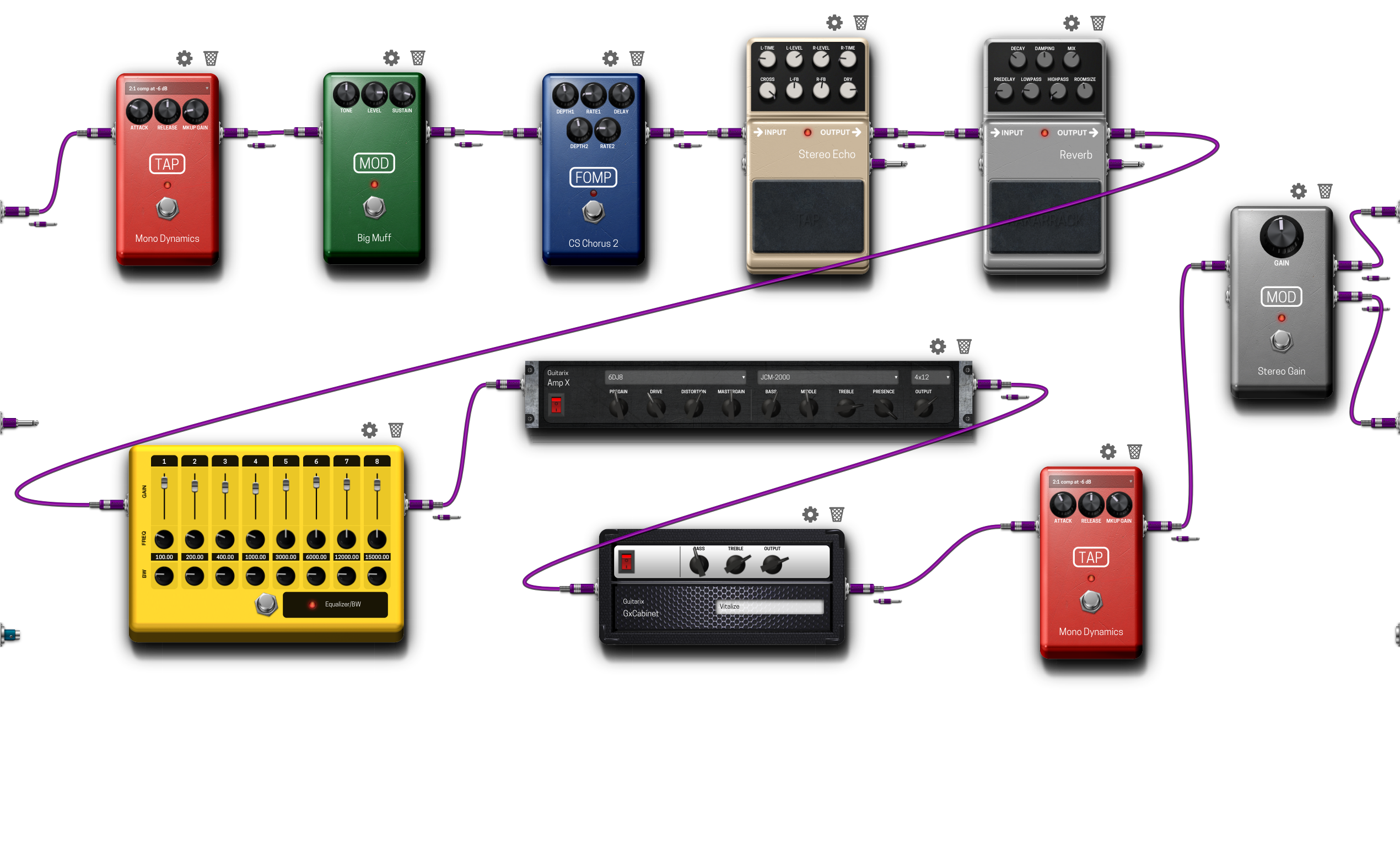 Pedalboard screenshot