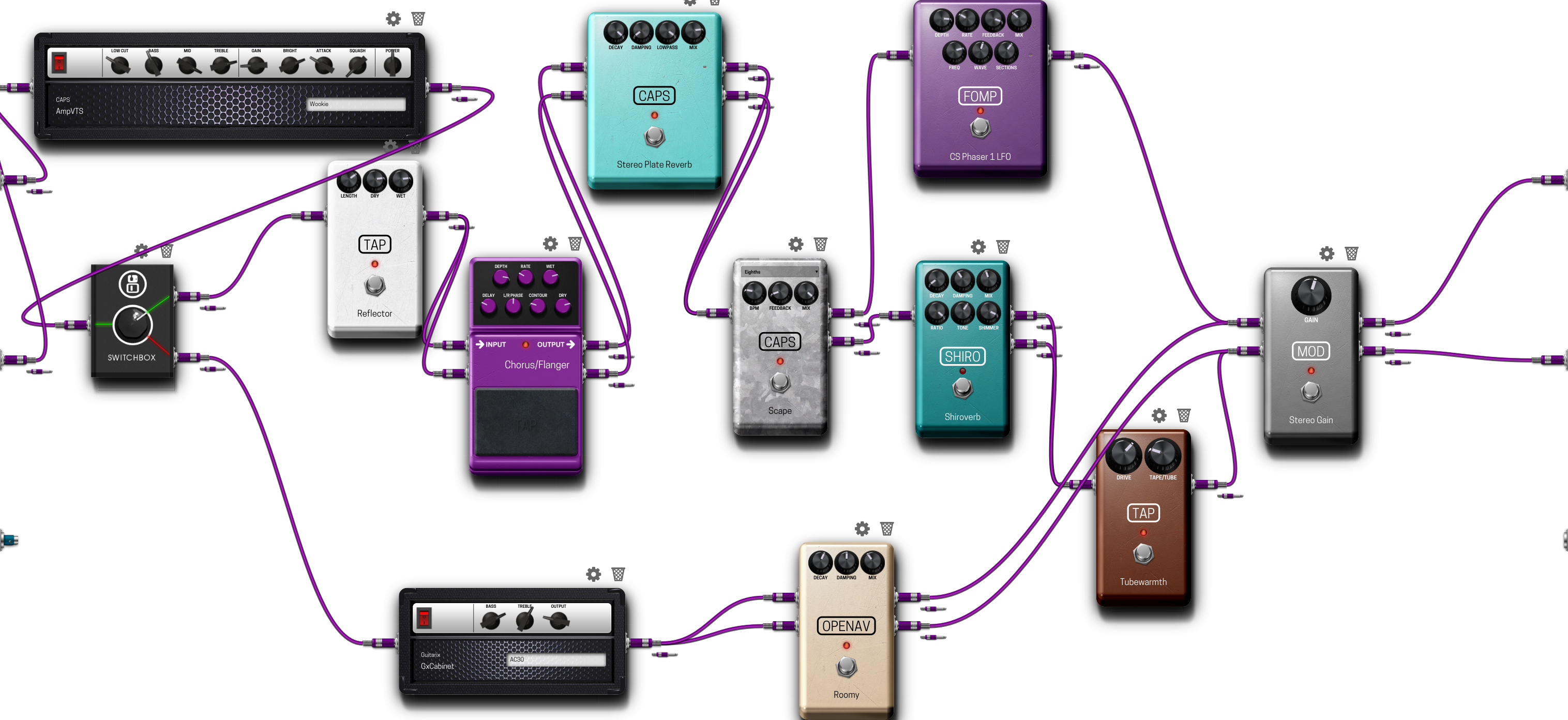 Pedalboard screenshot