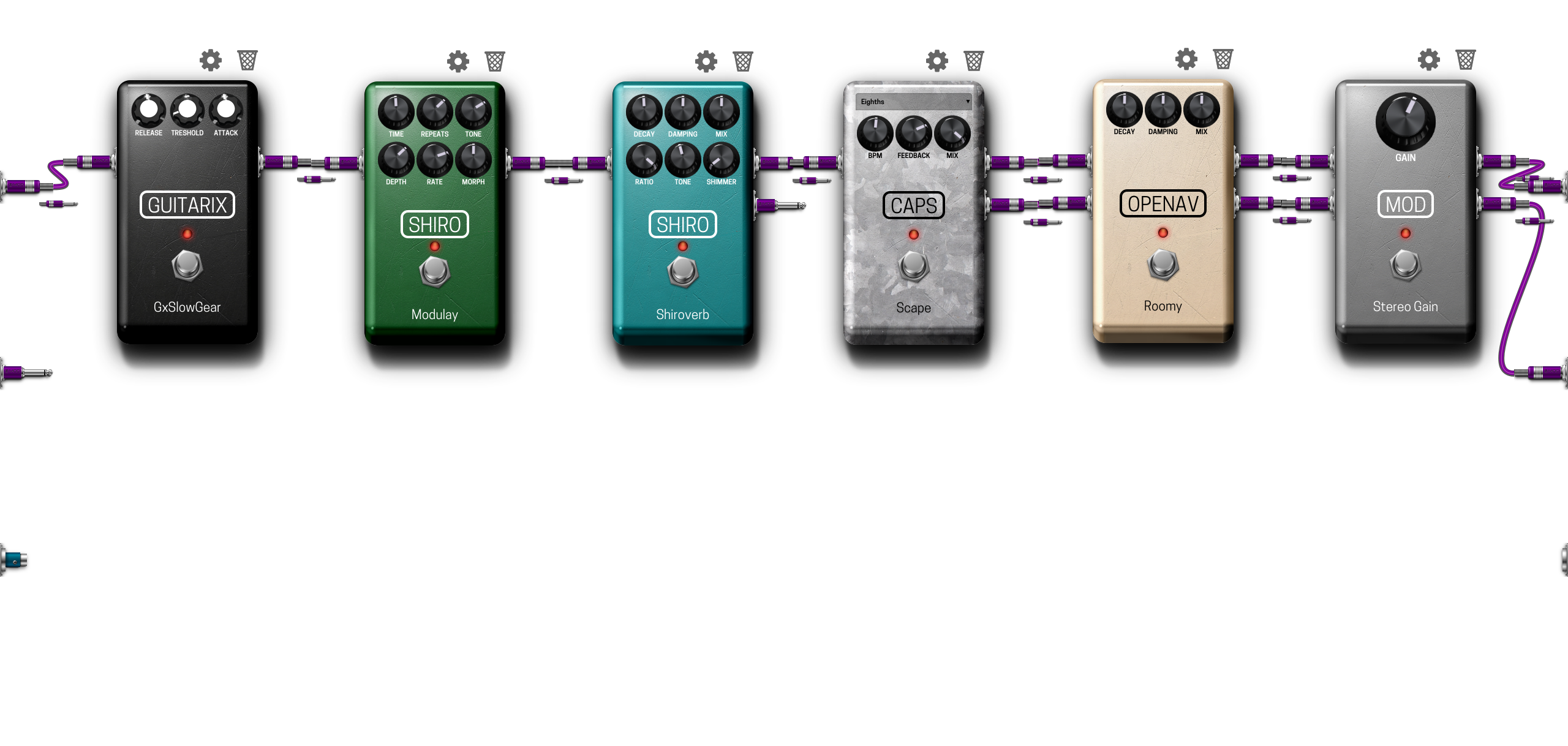 Pedalboard screenshot