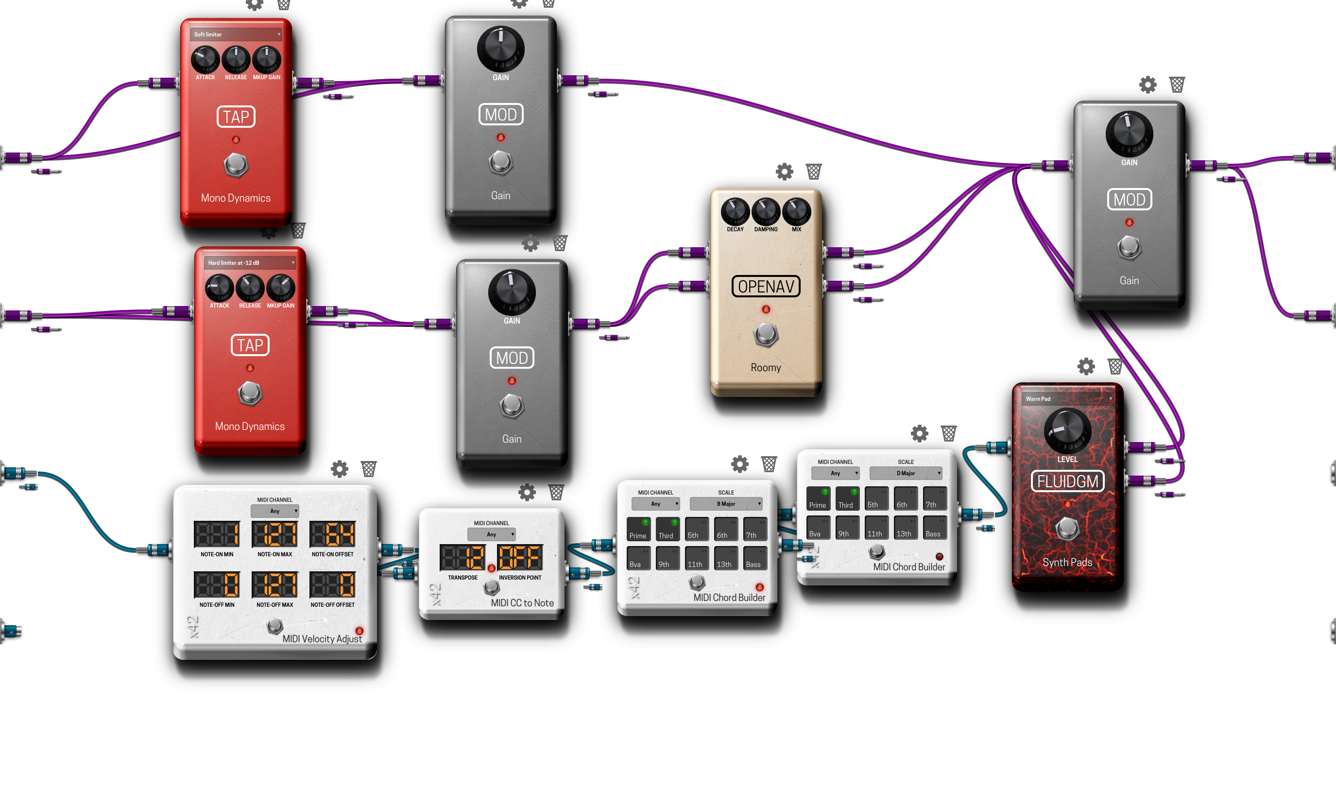 Pedalboard screenshot