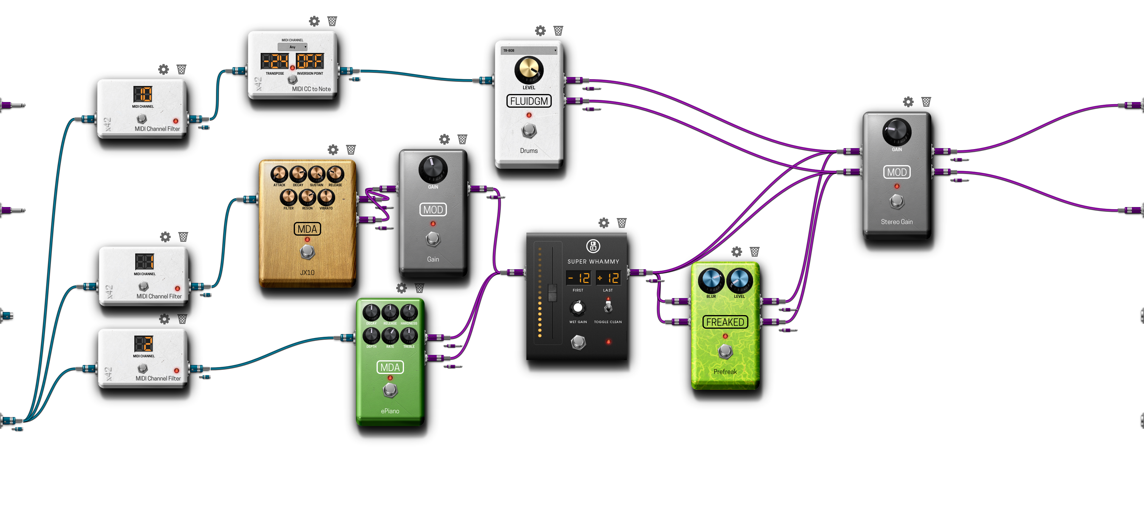 Pedalboard screenshot