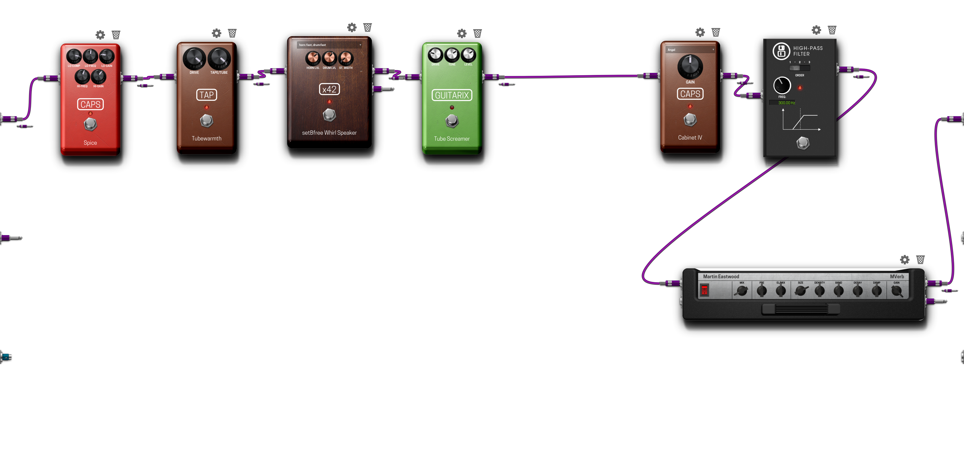 Pedalboard screenshot