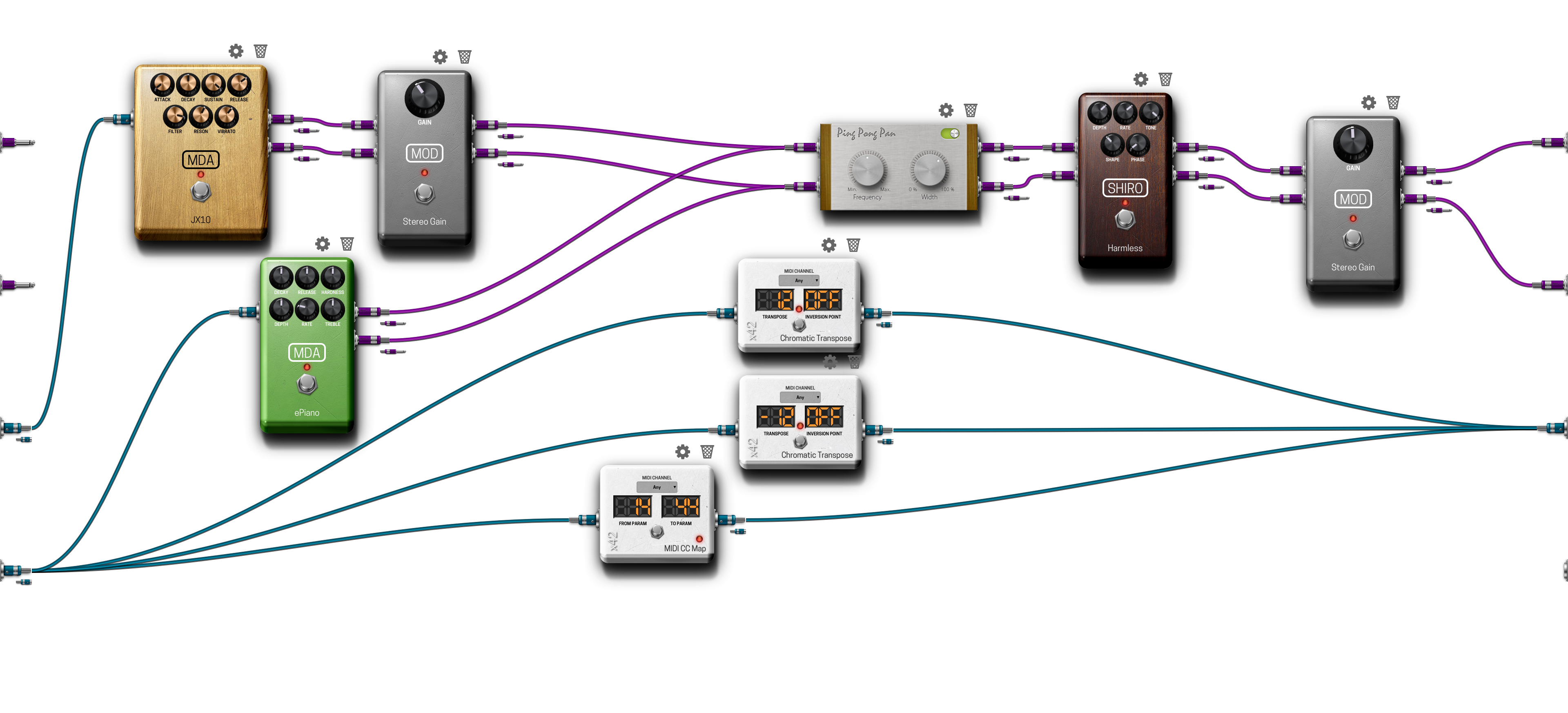 Pedalboard screenshot