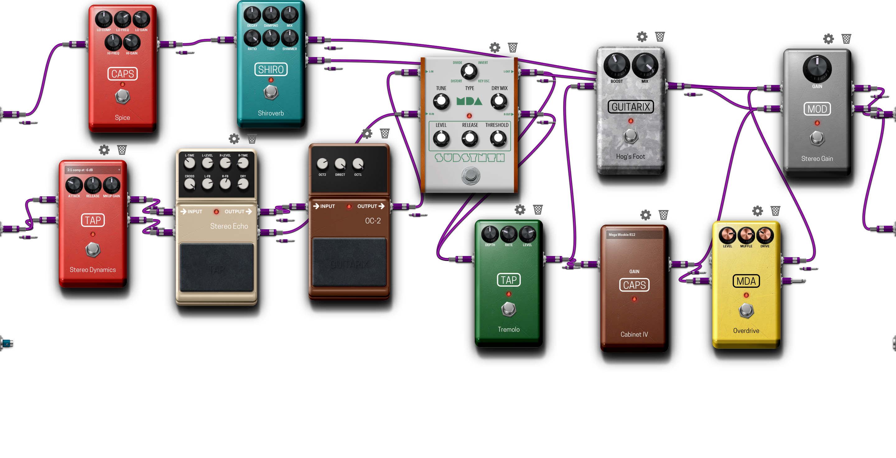 Pedalboard screenshot