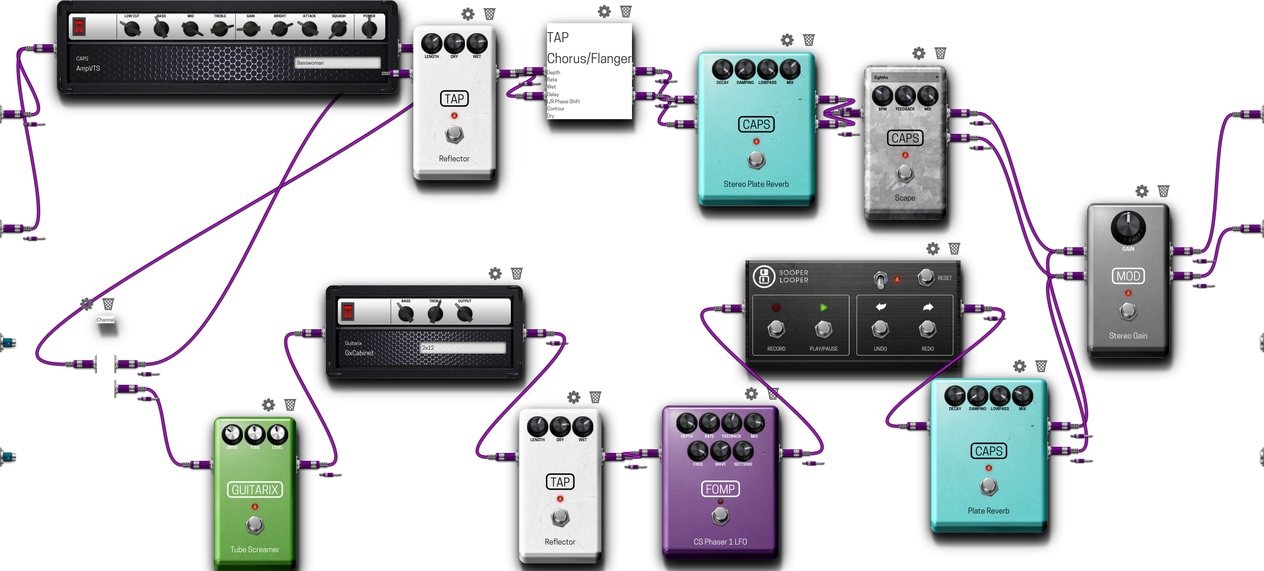 Pedalboard screenshot