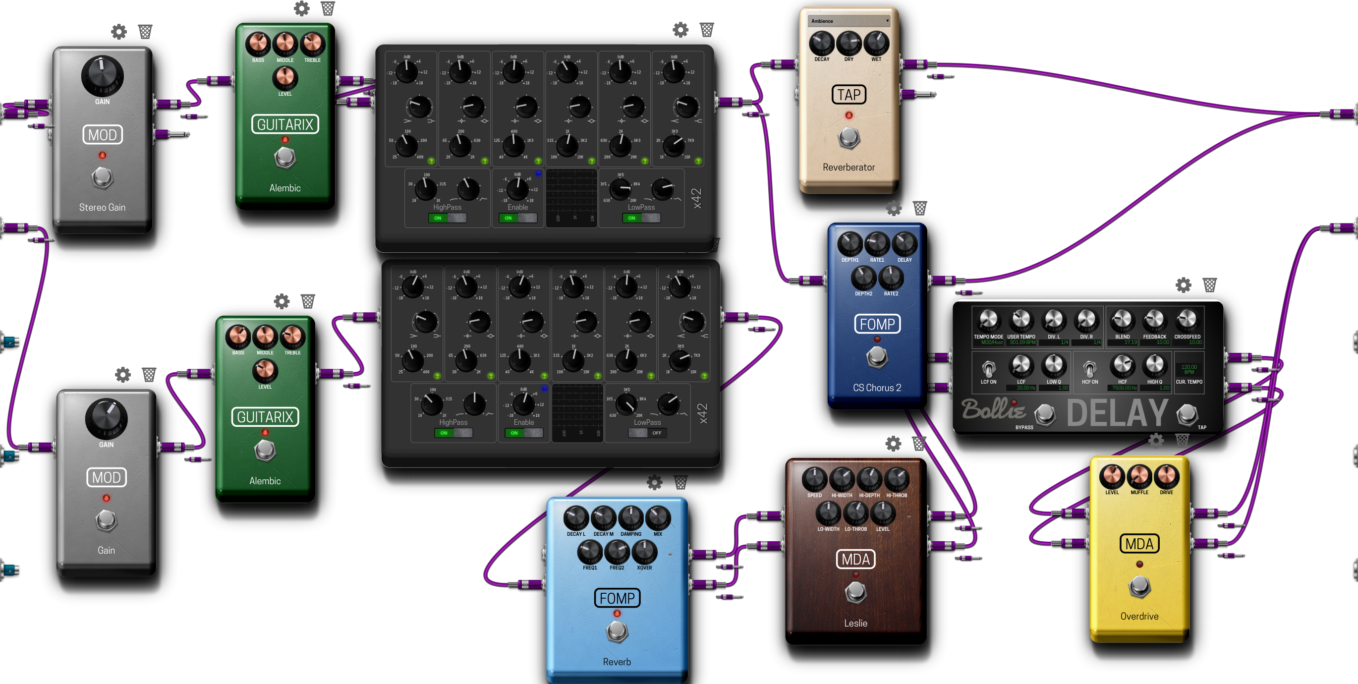 Pedalboard screenshot