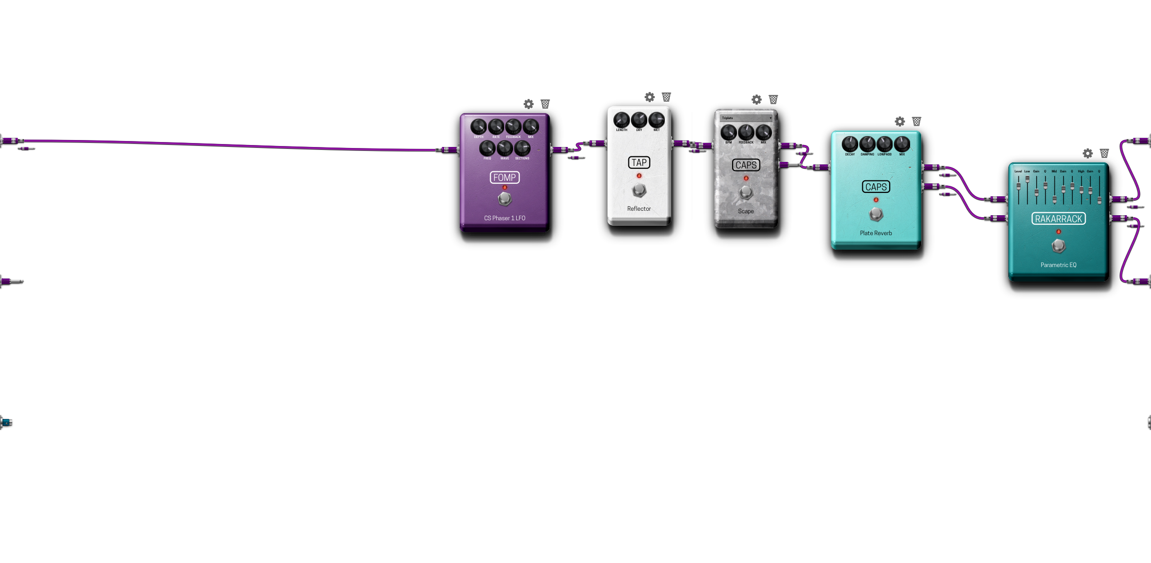 Pedalboard screenshot