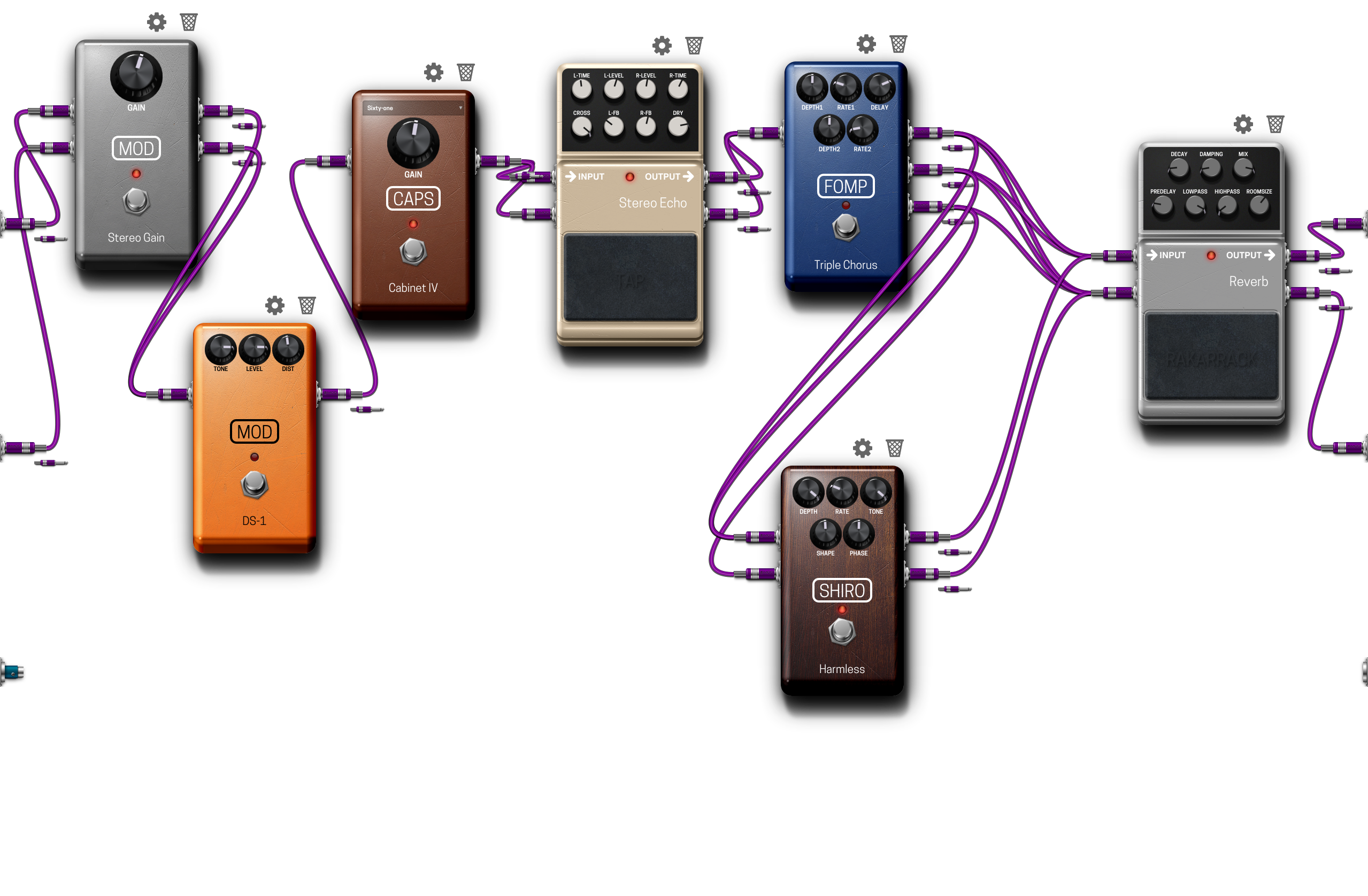 Pedalboard screenshot