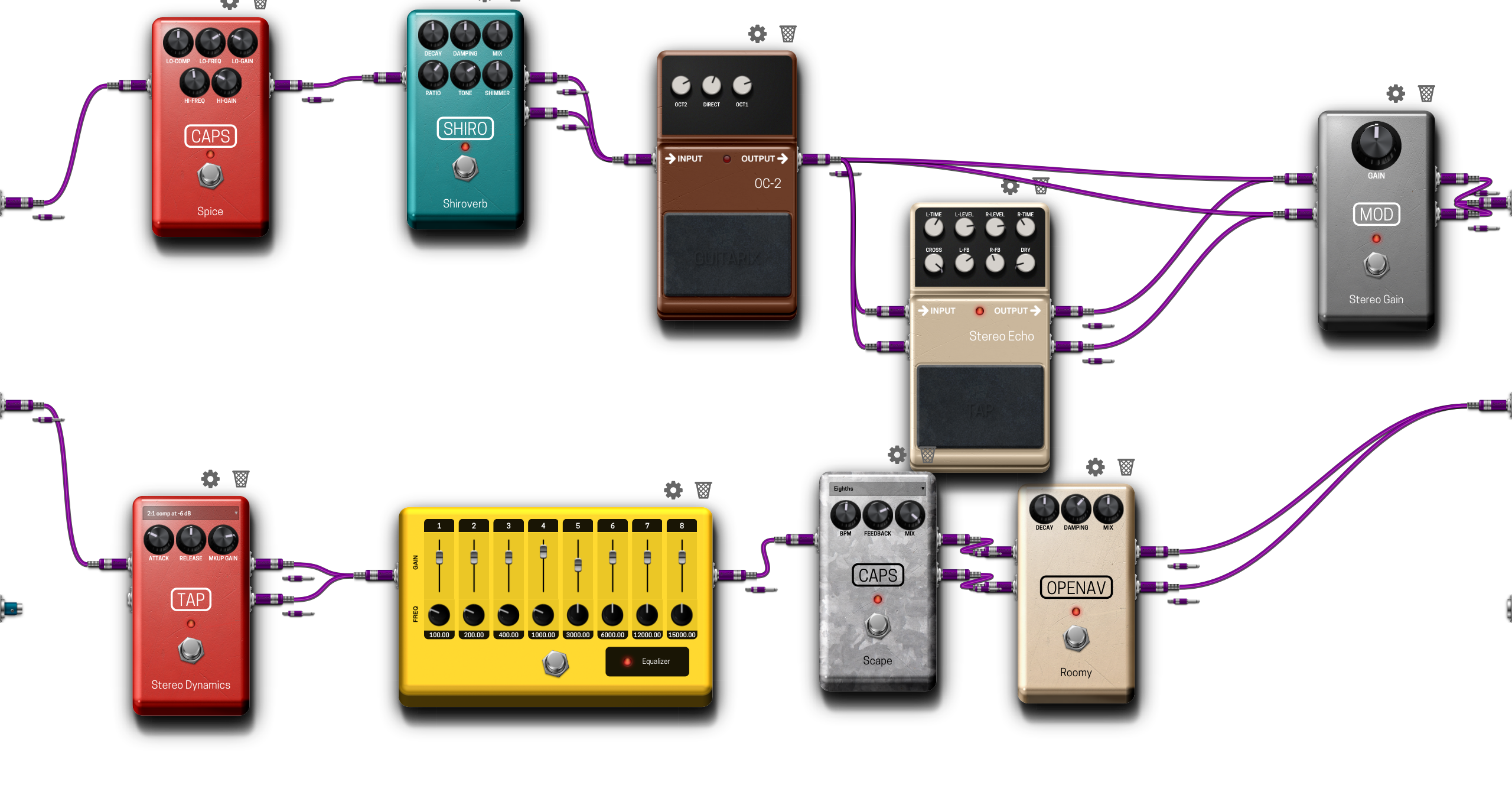 Pedalboard screenshot