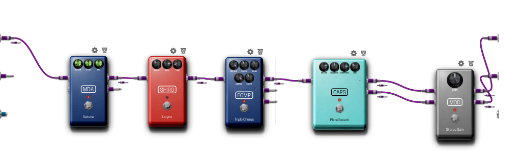 Pedalboard screenshot