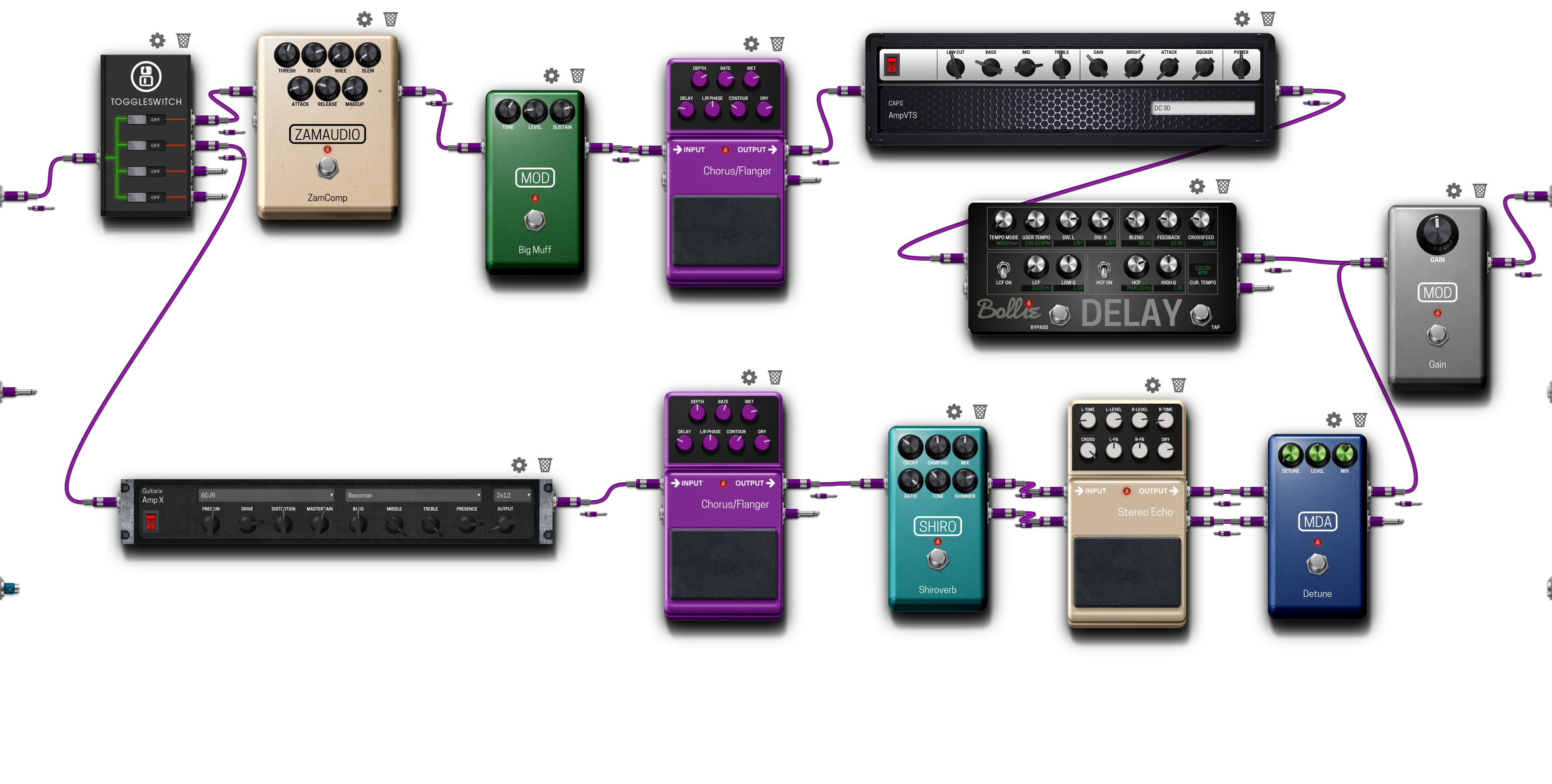 Pedalboard screenshot