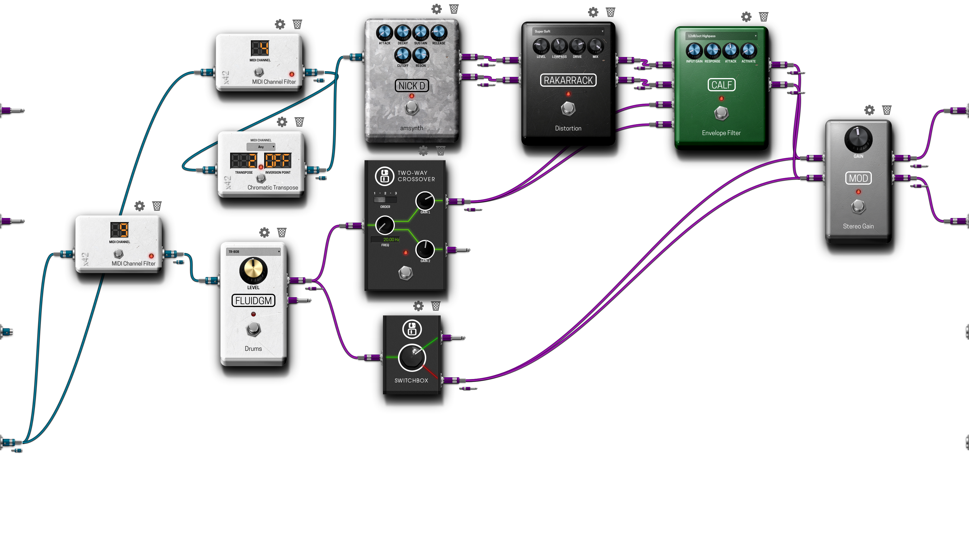 Pedalboard screenshot