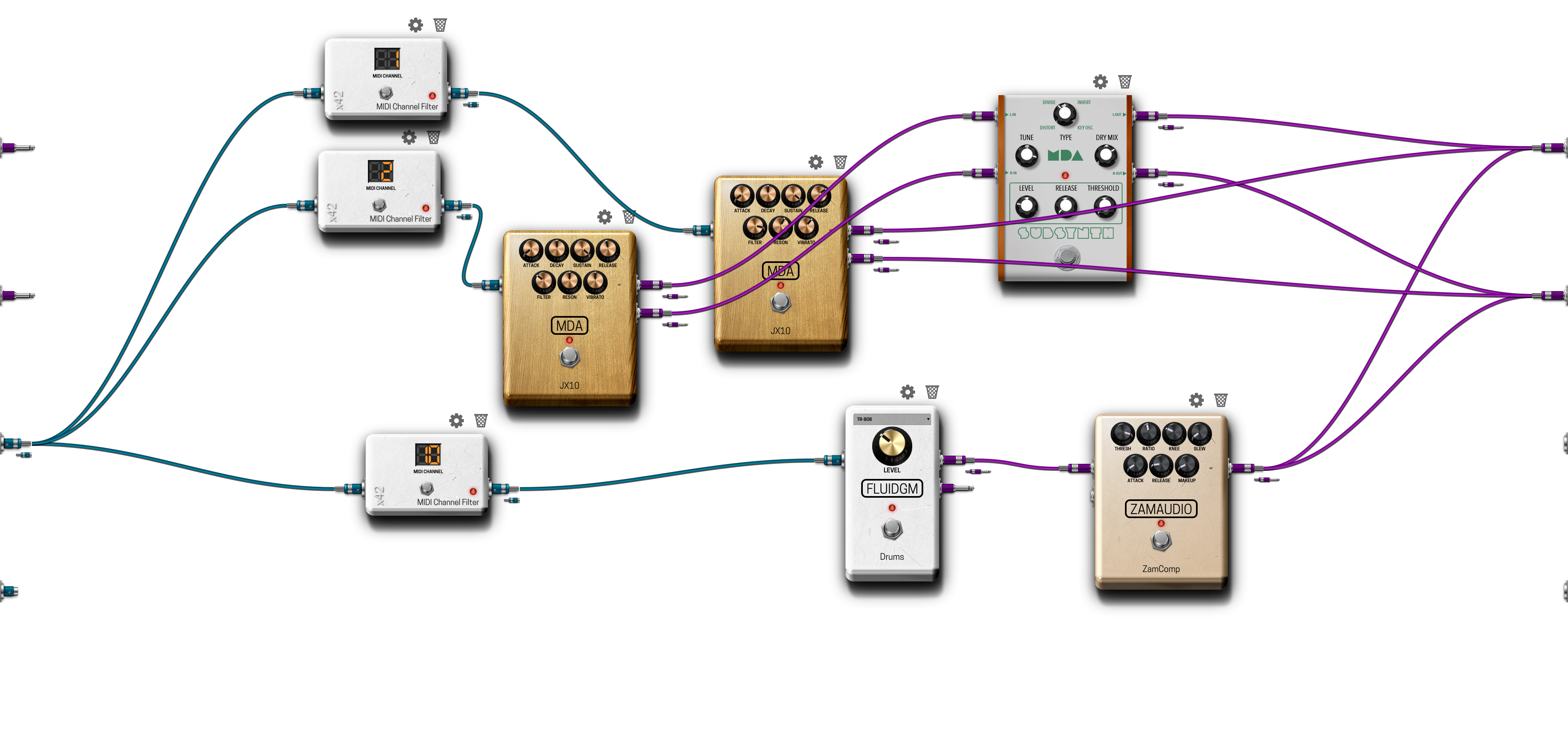 Pedalboard screenshot