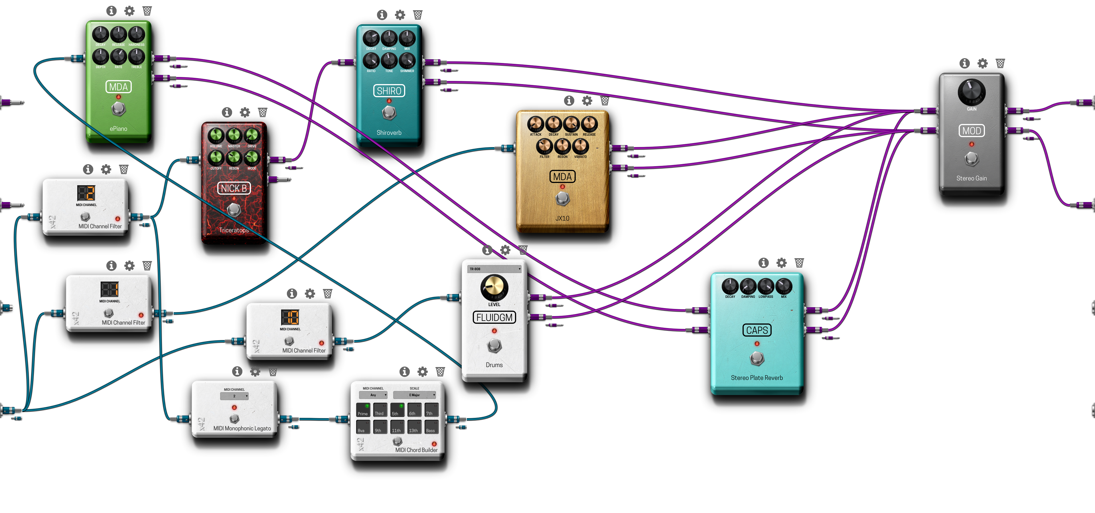 Pedalboard screenshot