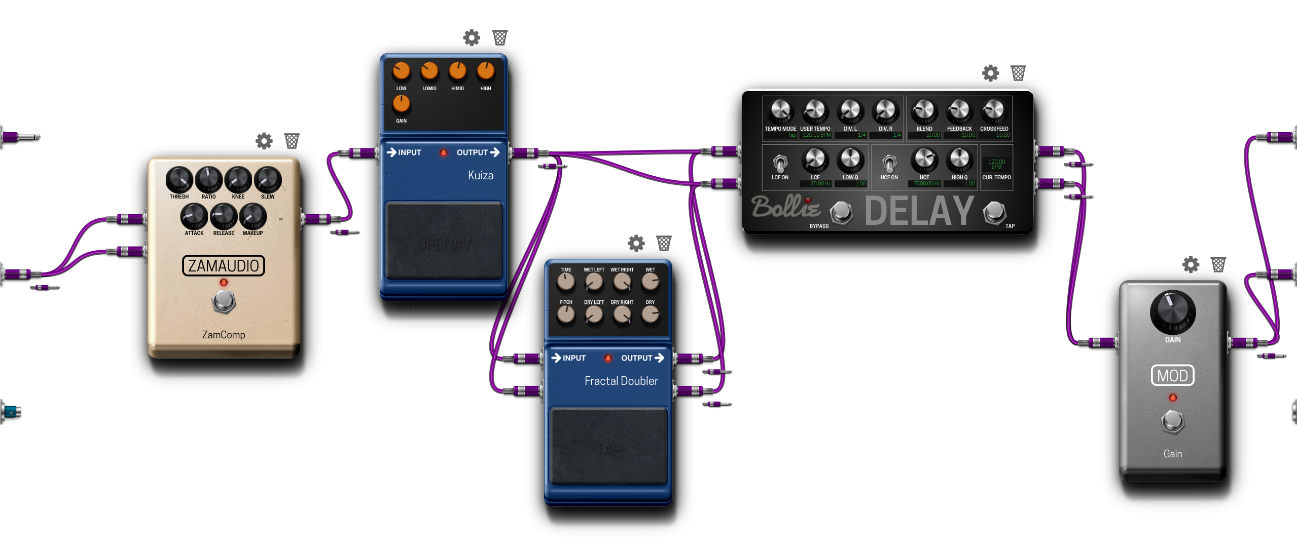 Pedalboard screenshot