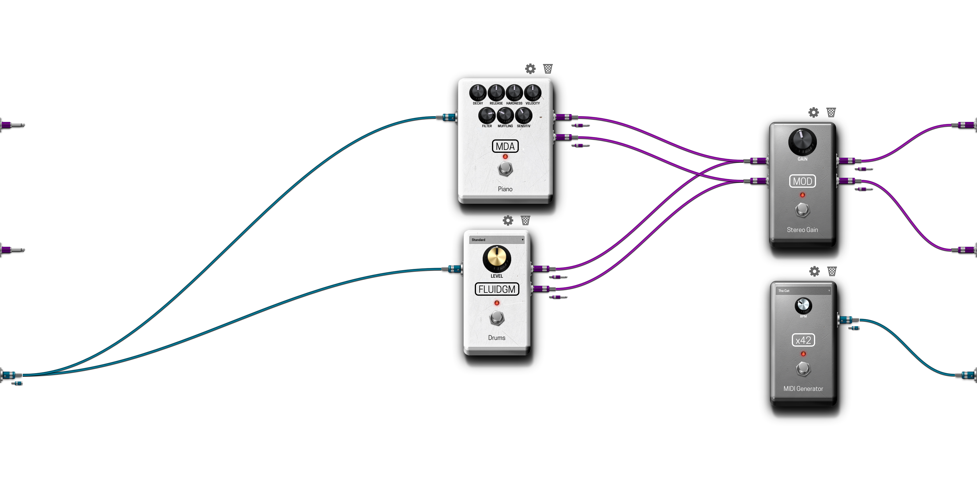 Pedalboard screenshot