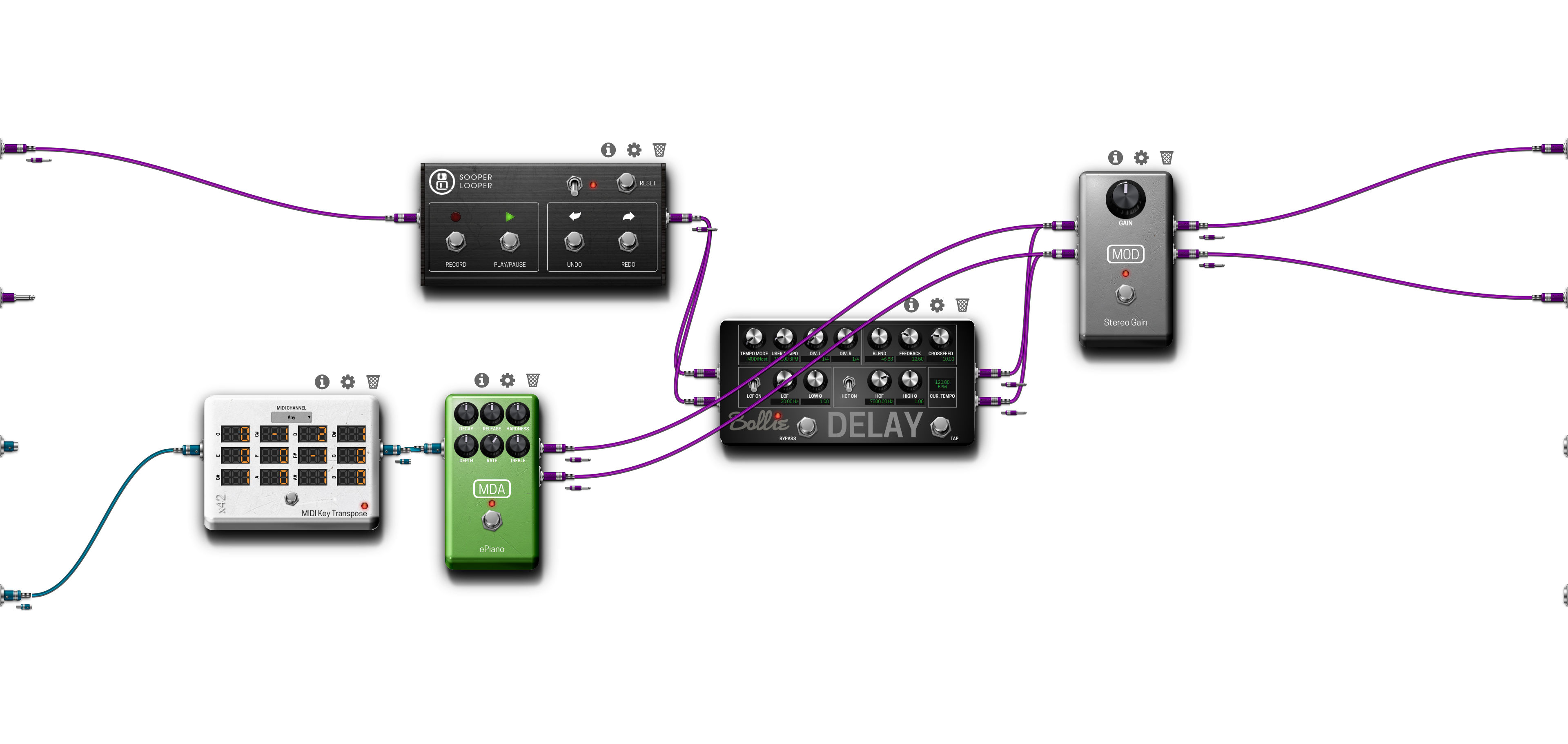 Pedalboard screenshot