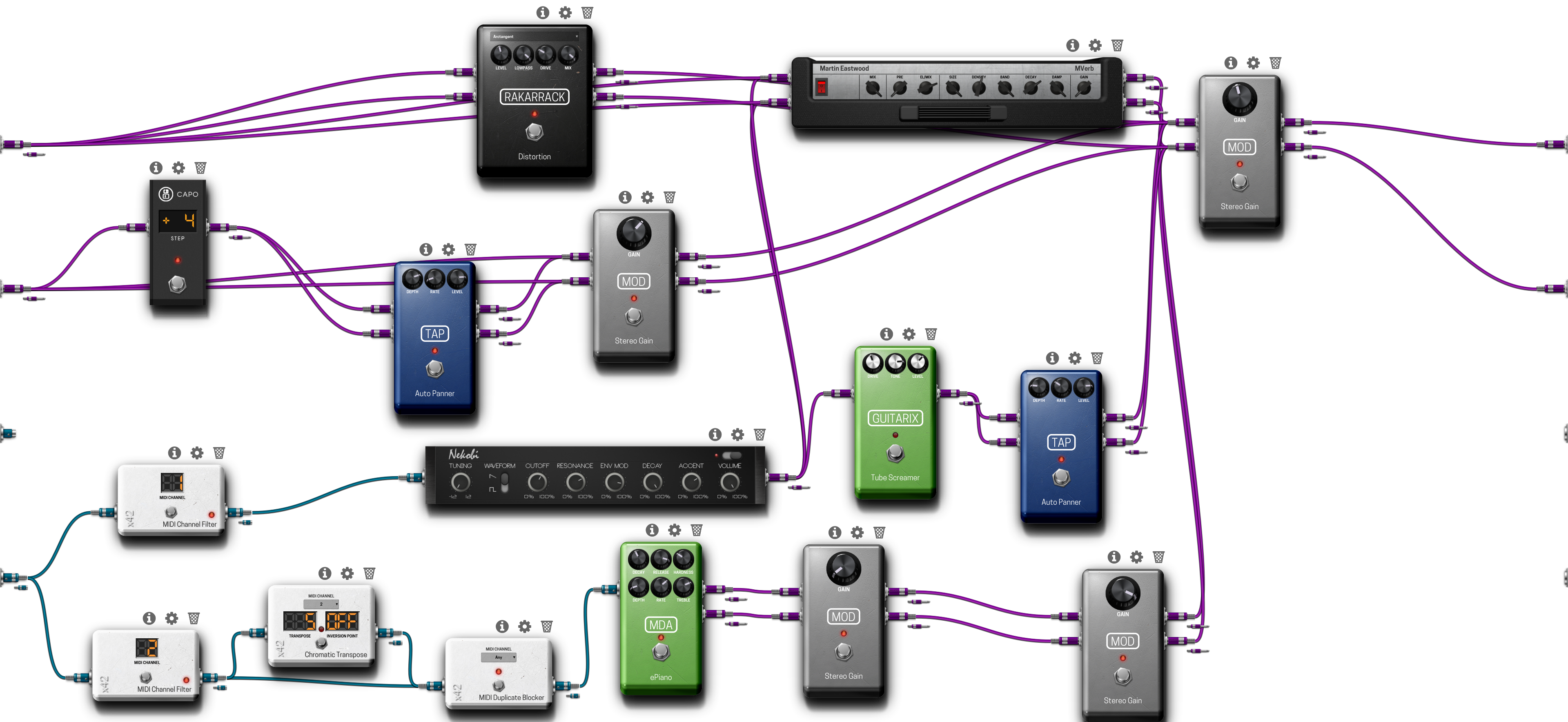 Pedalboard screenshot