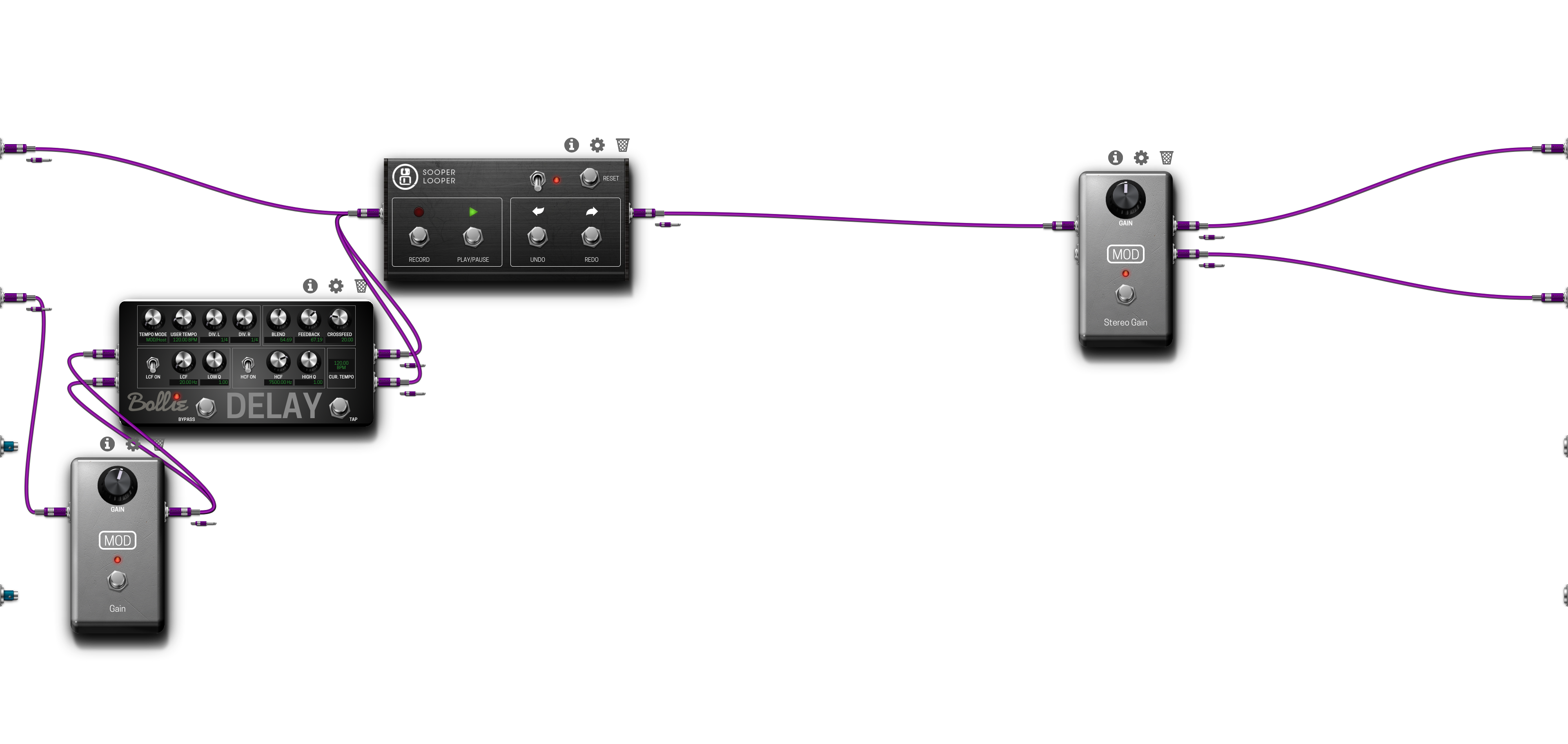 Pedalboard screenshot