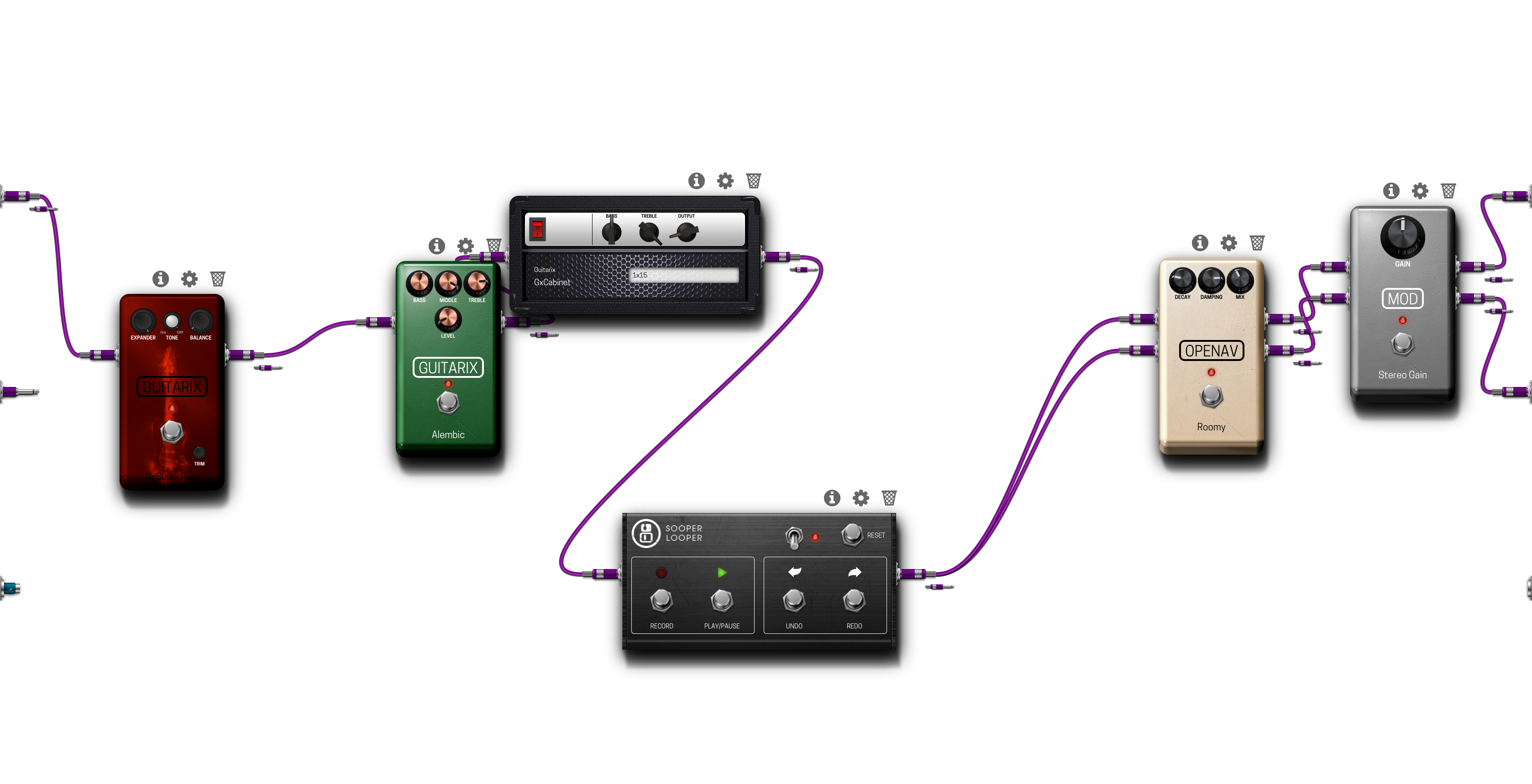 Pedalboard screenshot