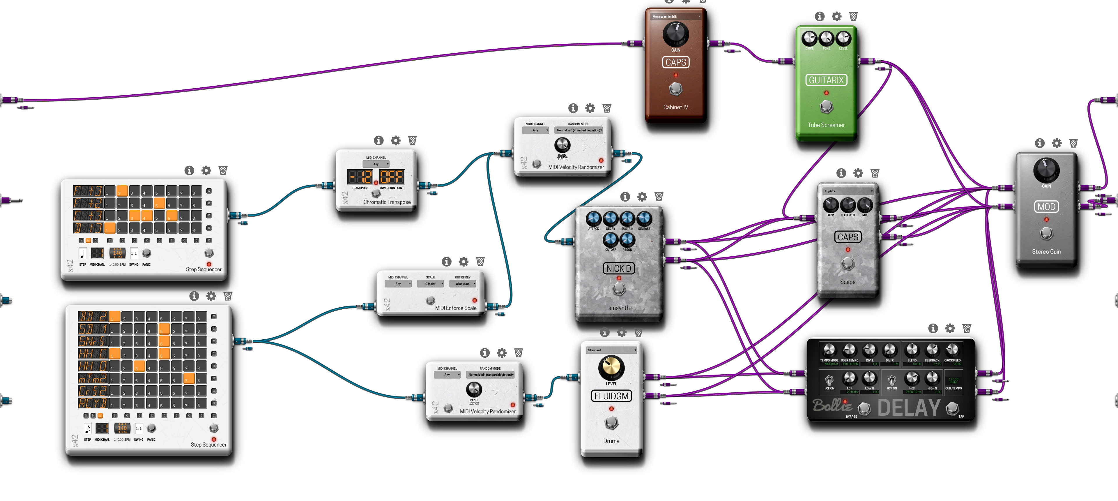 Pedalboard screenshot