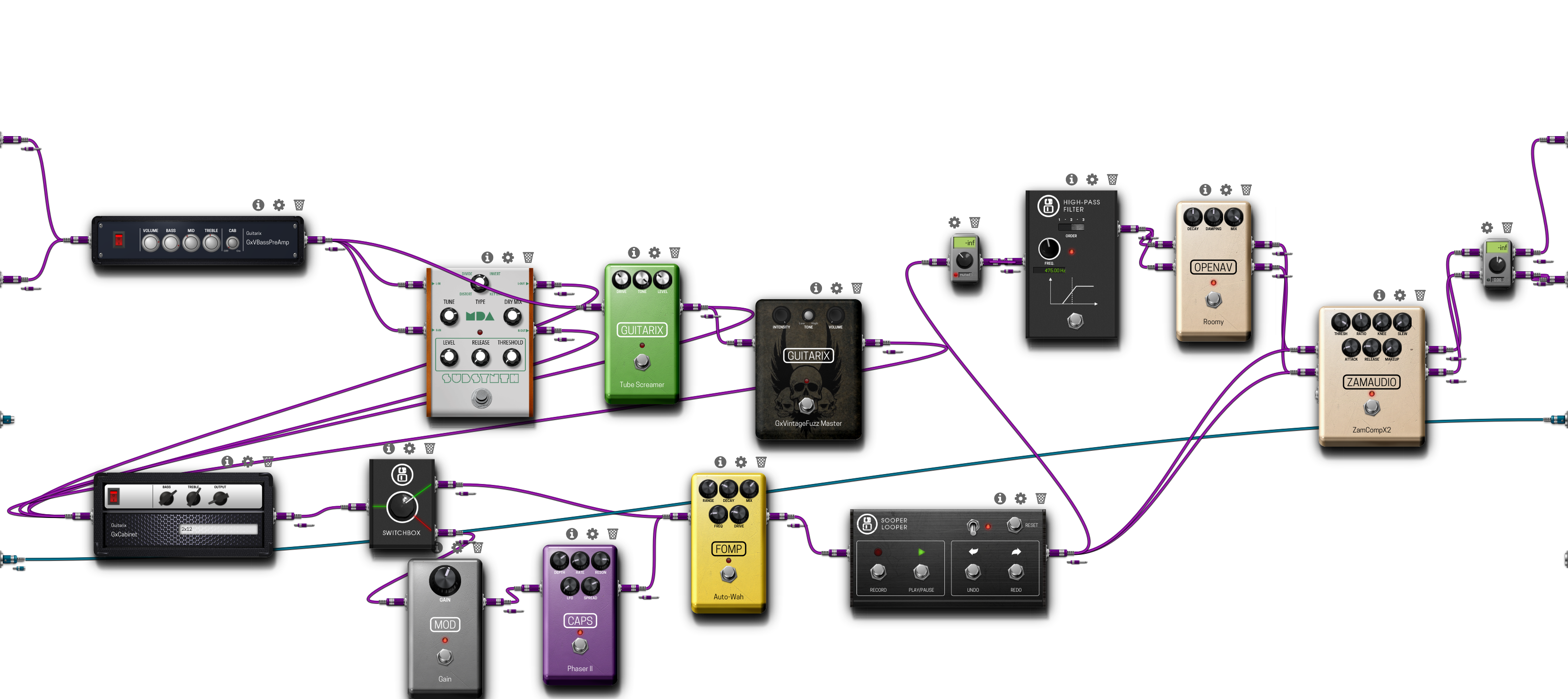 Pedalboard screenshot