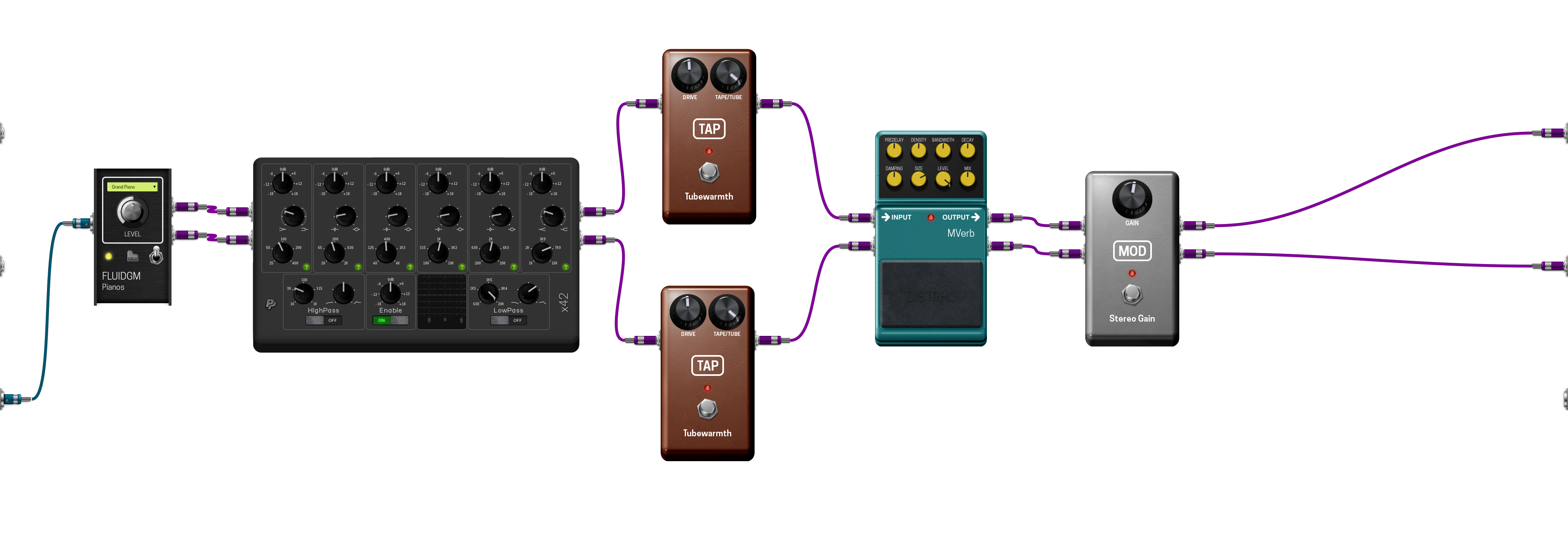 Pedalboard screenshot