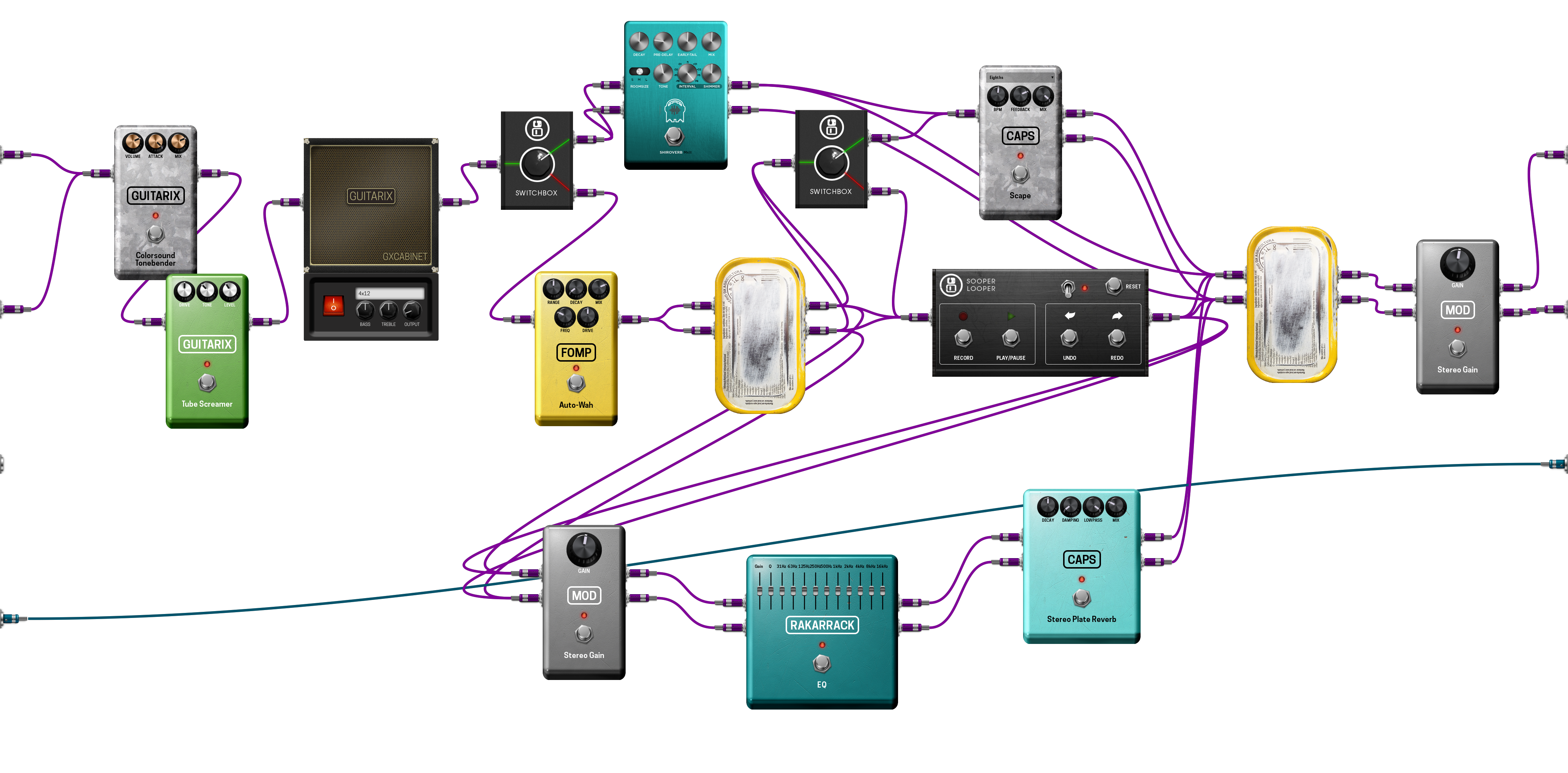 Pedalboard screenshot