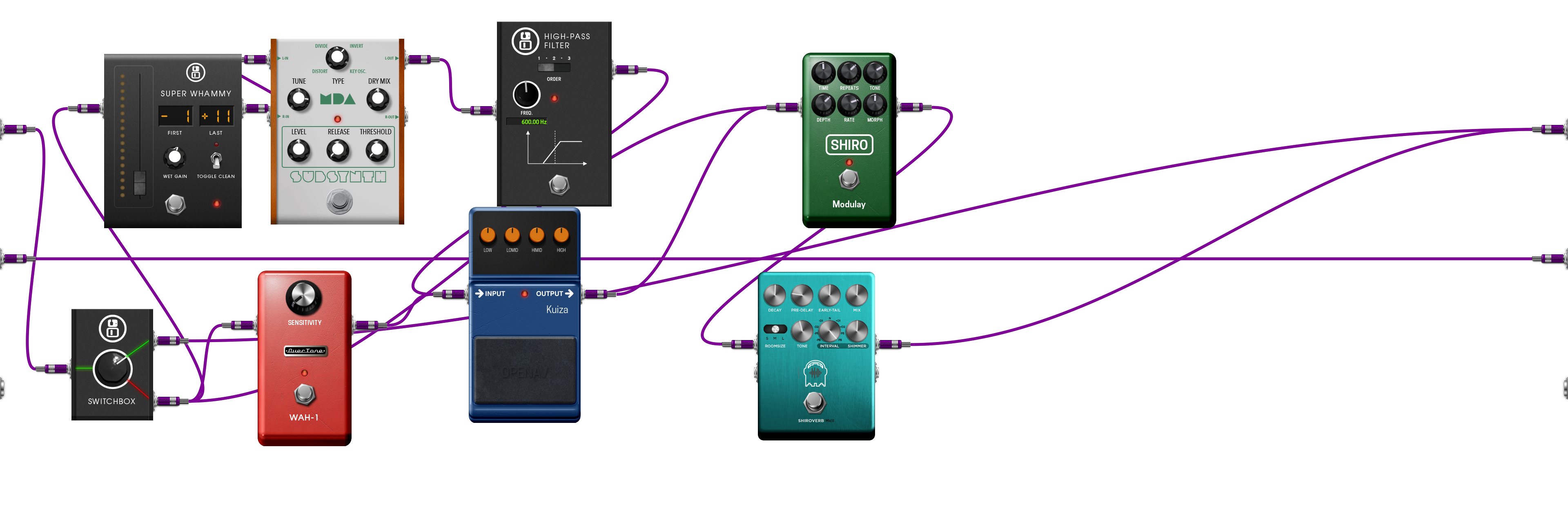 Pedalboard screenshot