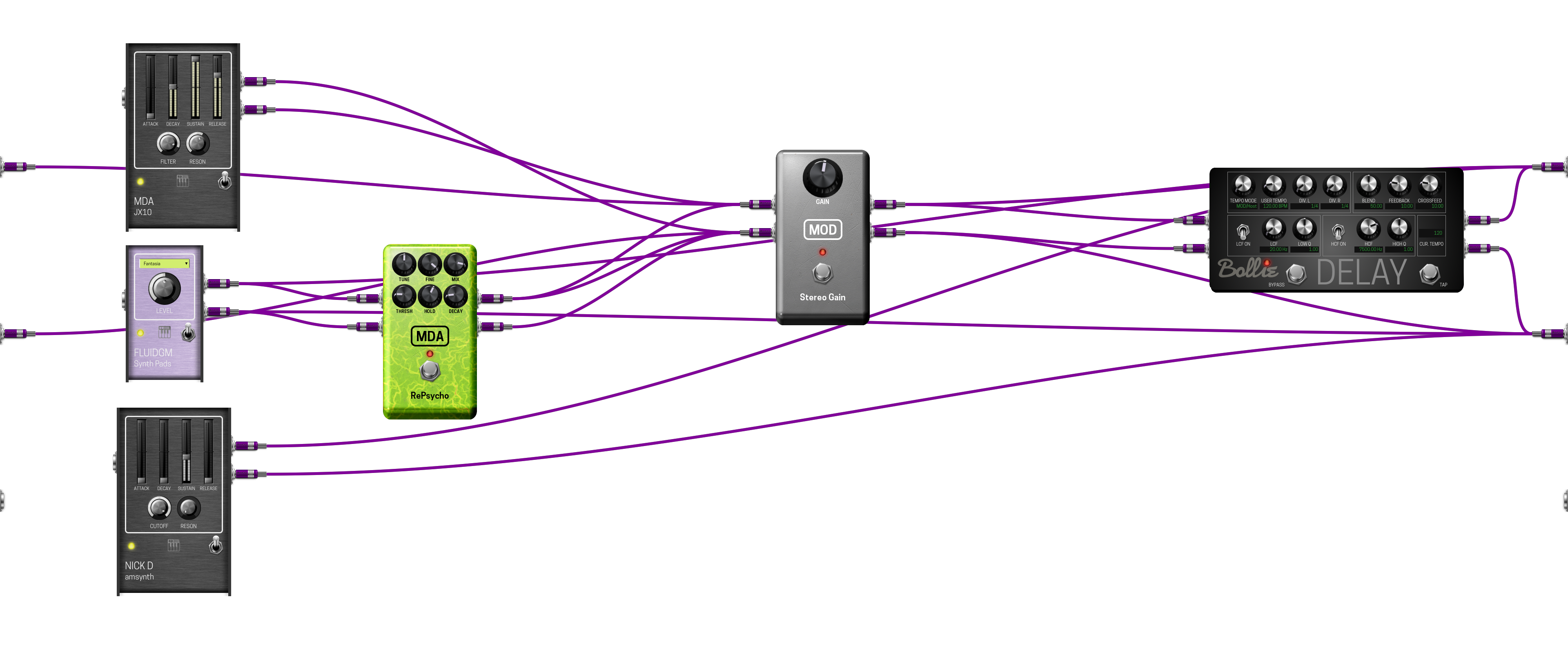 Pedalboard screenshot