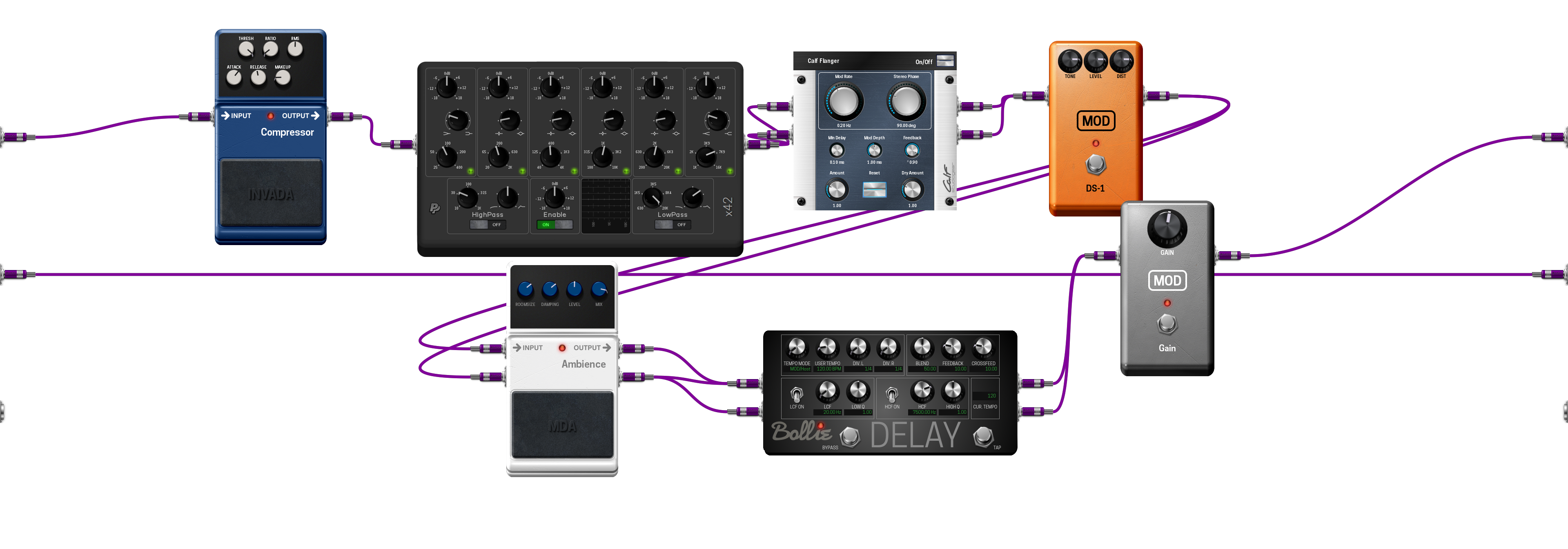 Pedalboard screenshot